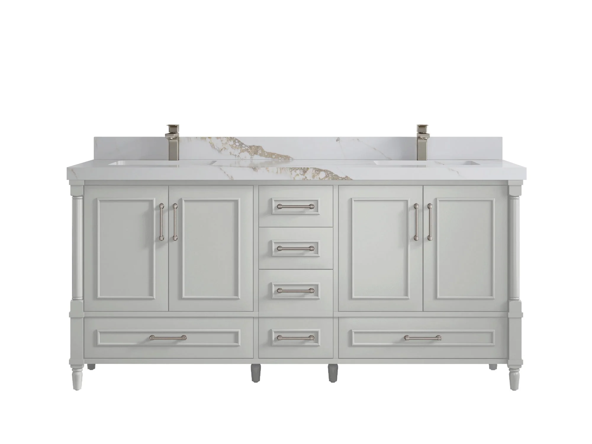 Aberdeen 72 in. W x 22 in. D Double Sink Bathroom Vanity - Image 11