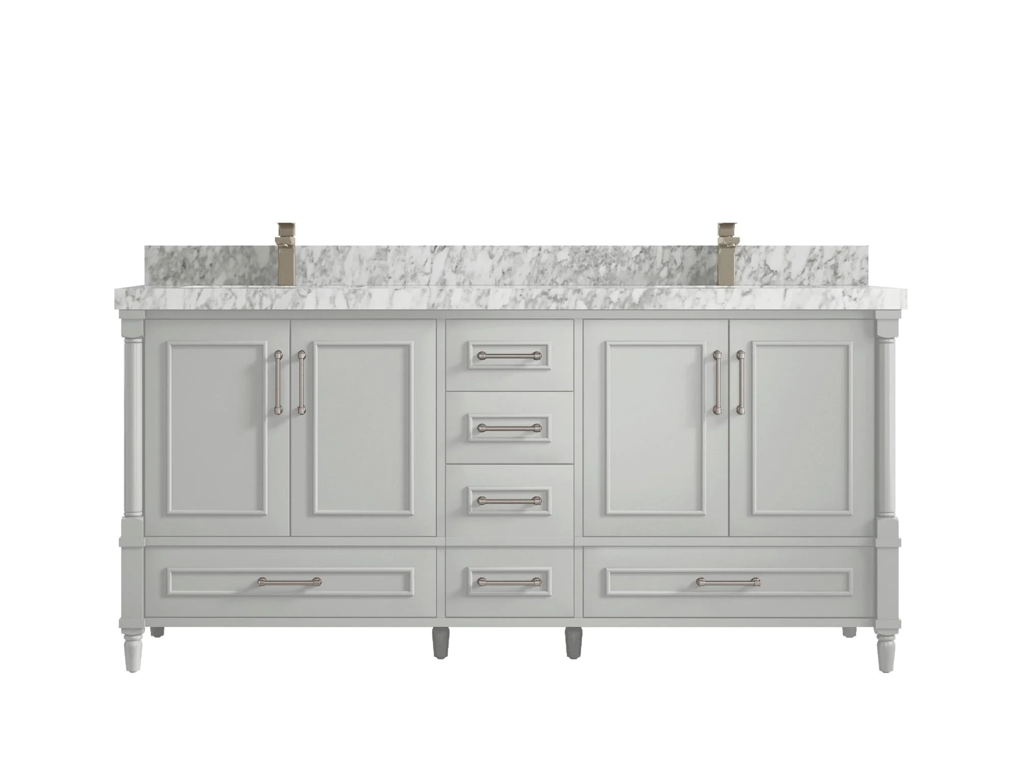 Aberdeen 72 in. W x 22 in. D Double Sink Bathroom Vanity - Image 19