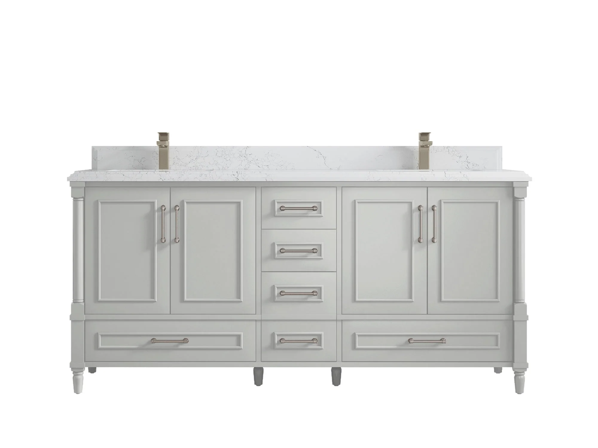 Aberdeen 72 in. W x 22 in. D Double Sink Bathroom Vanity - Image 25