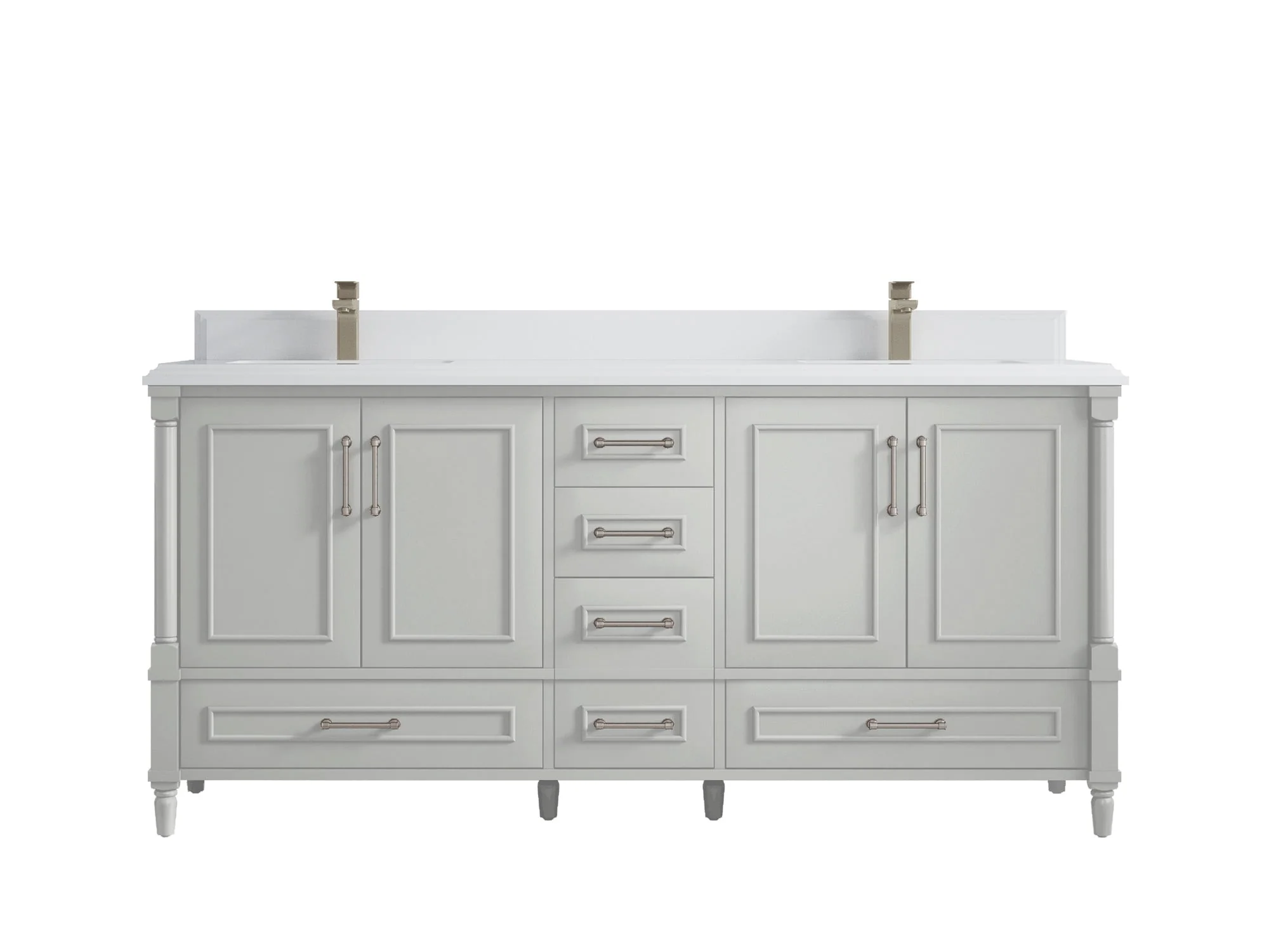 Aberdeen 72 in. W x 22 in. D Double Sink Bathroom Vanity - Image 27