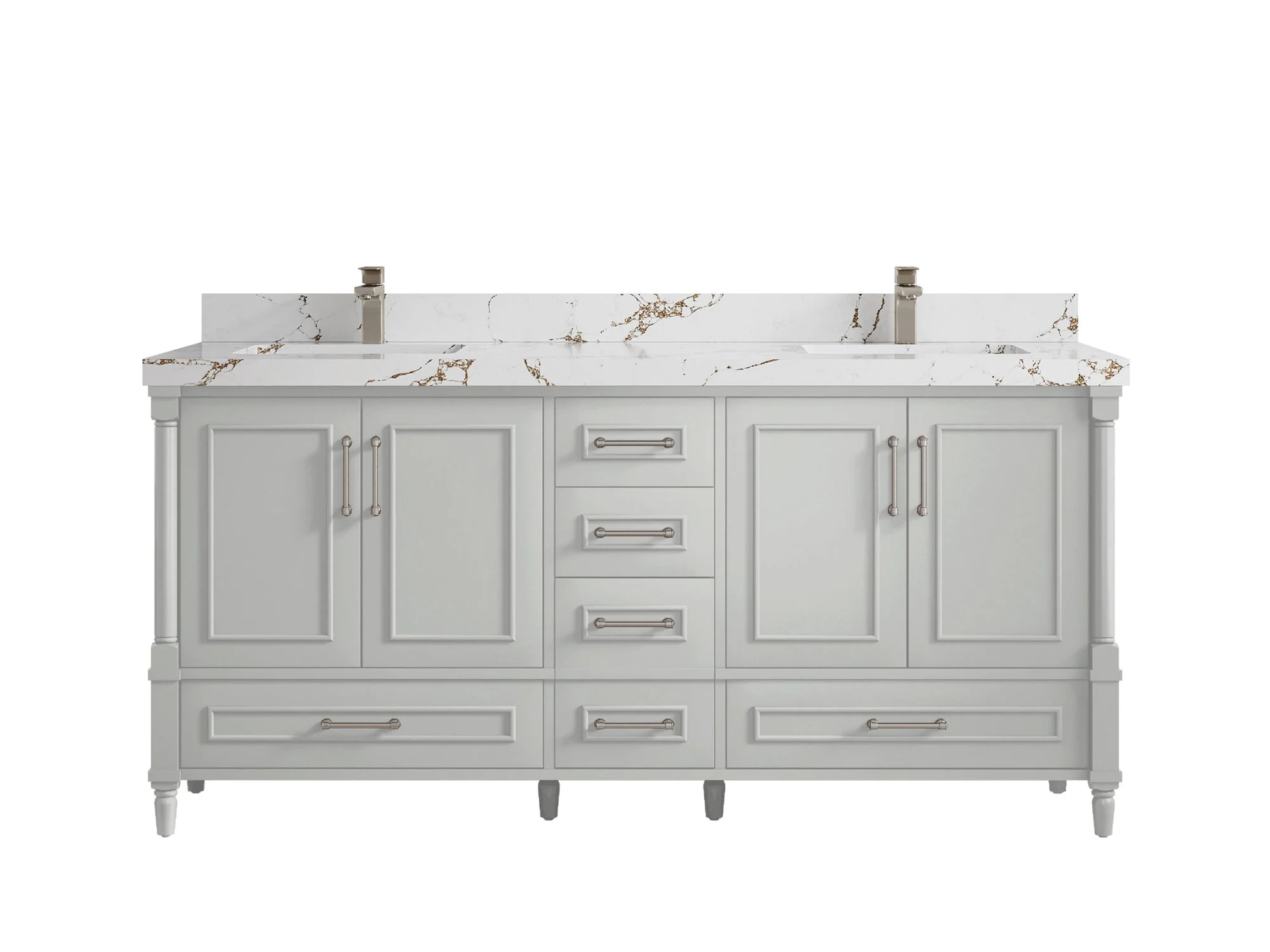 Aberdeen 72 in. W x 22 in. D Double Sink Bathroom Vanity - Image 35