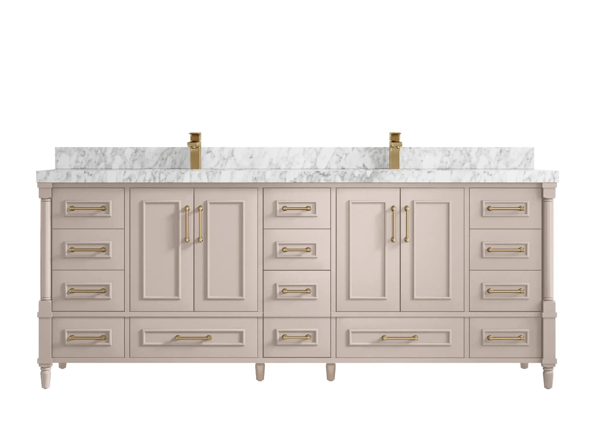 Aberdeen 84 in. W x 22 in. D Double Sink Bathroom Vanity - Image 10