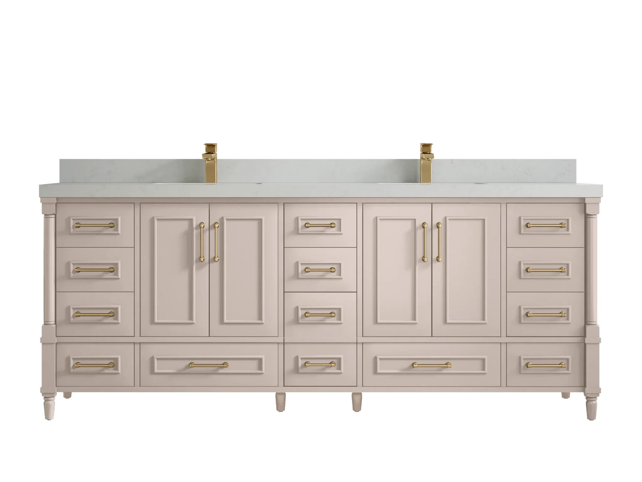 Aberdeen 84 in. W x 22 in. D Double Sink Bathroom Vanity - Image 12