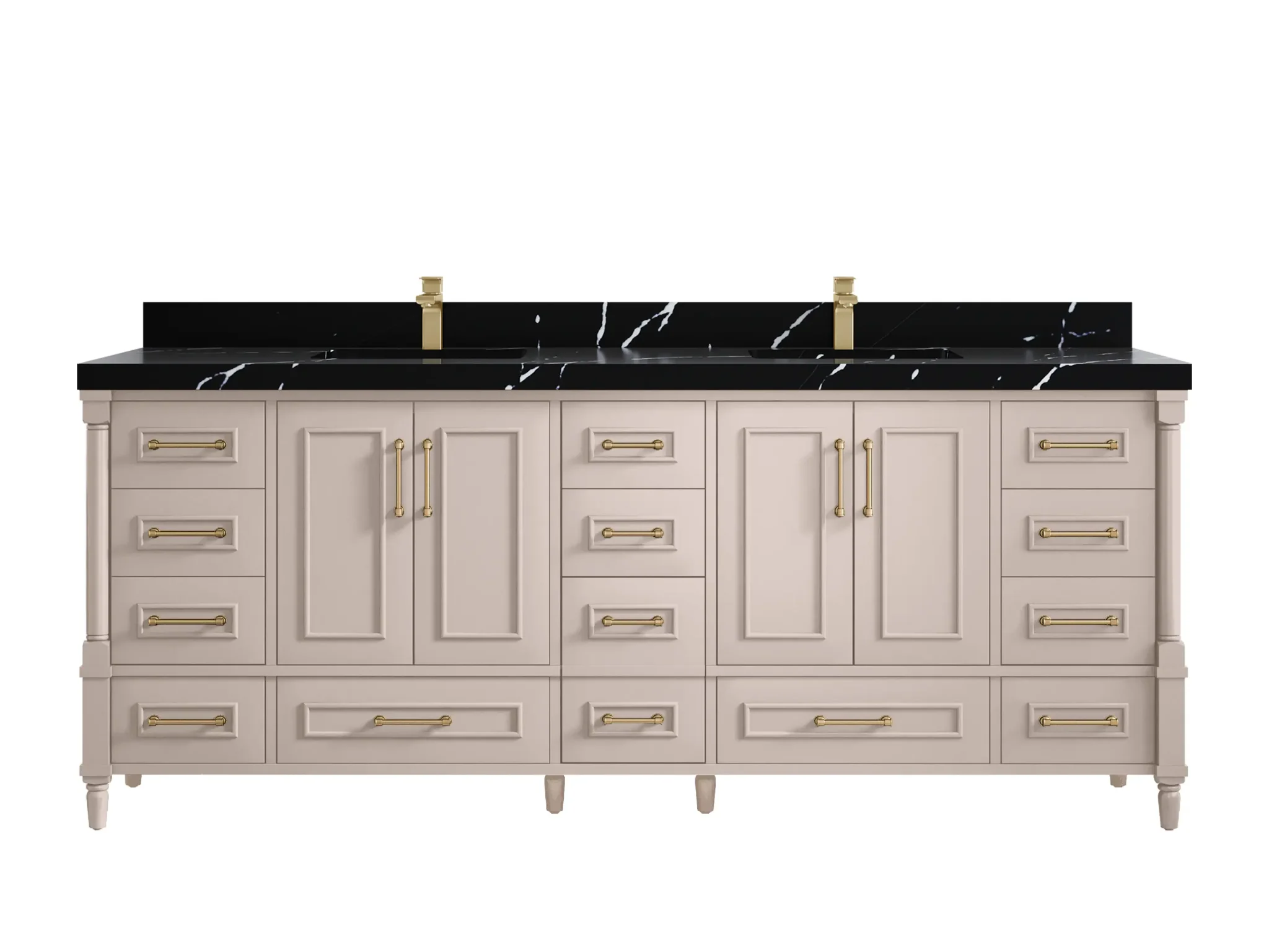 Aberdeen 84 in. W x 22 in. D Double Sink Bathroom Vanity - Image 14