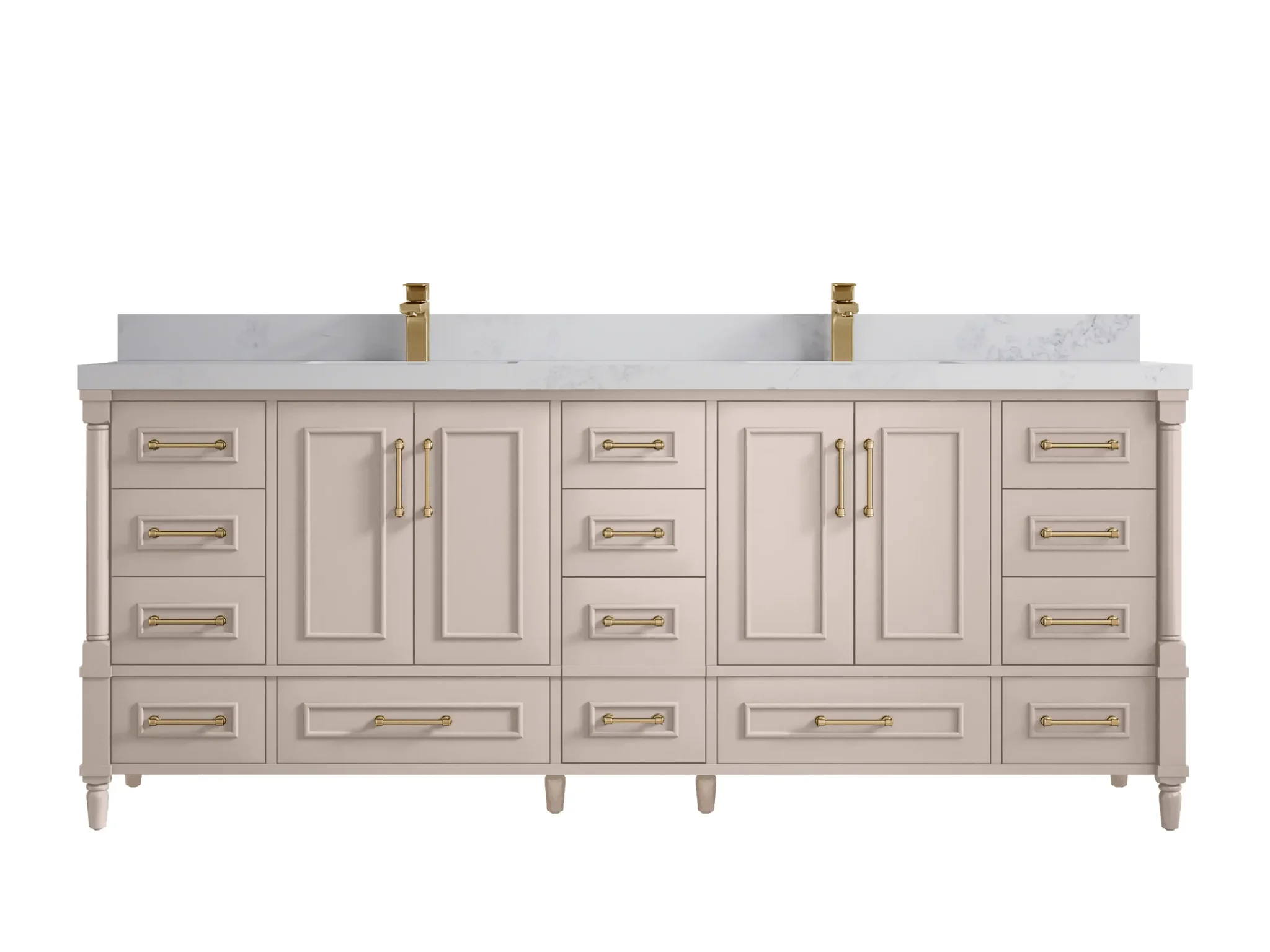 Aberdeen 84 in. W x 22 in. D Double Sink Bathroom Vanity - Image 20