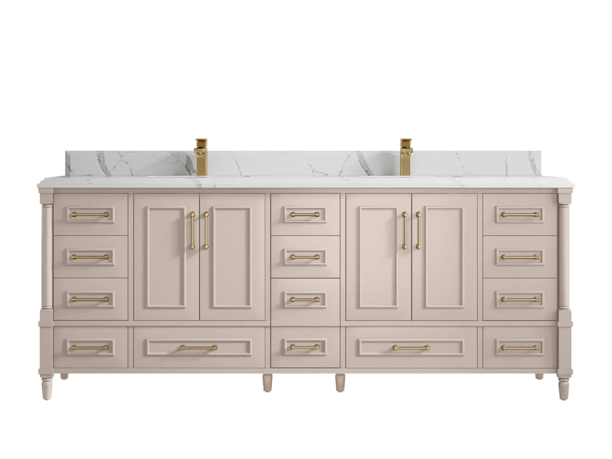 Aberdeen 84 in. W x 22 in. D Double Sink Bathroom Vanity - Image 26