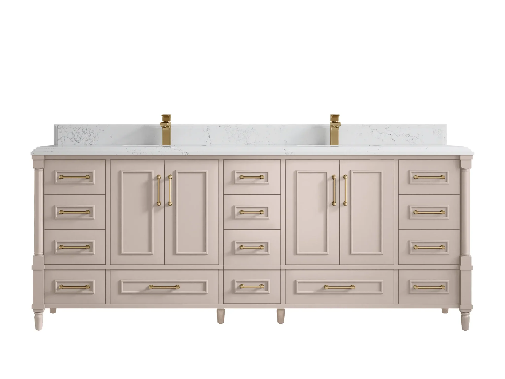 Aberdeen 84 in. W x 22 in. D Double Sink Bathroom Vanity - Image 28