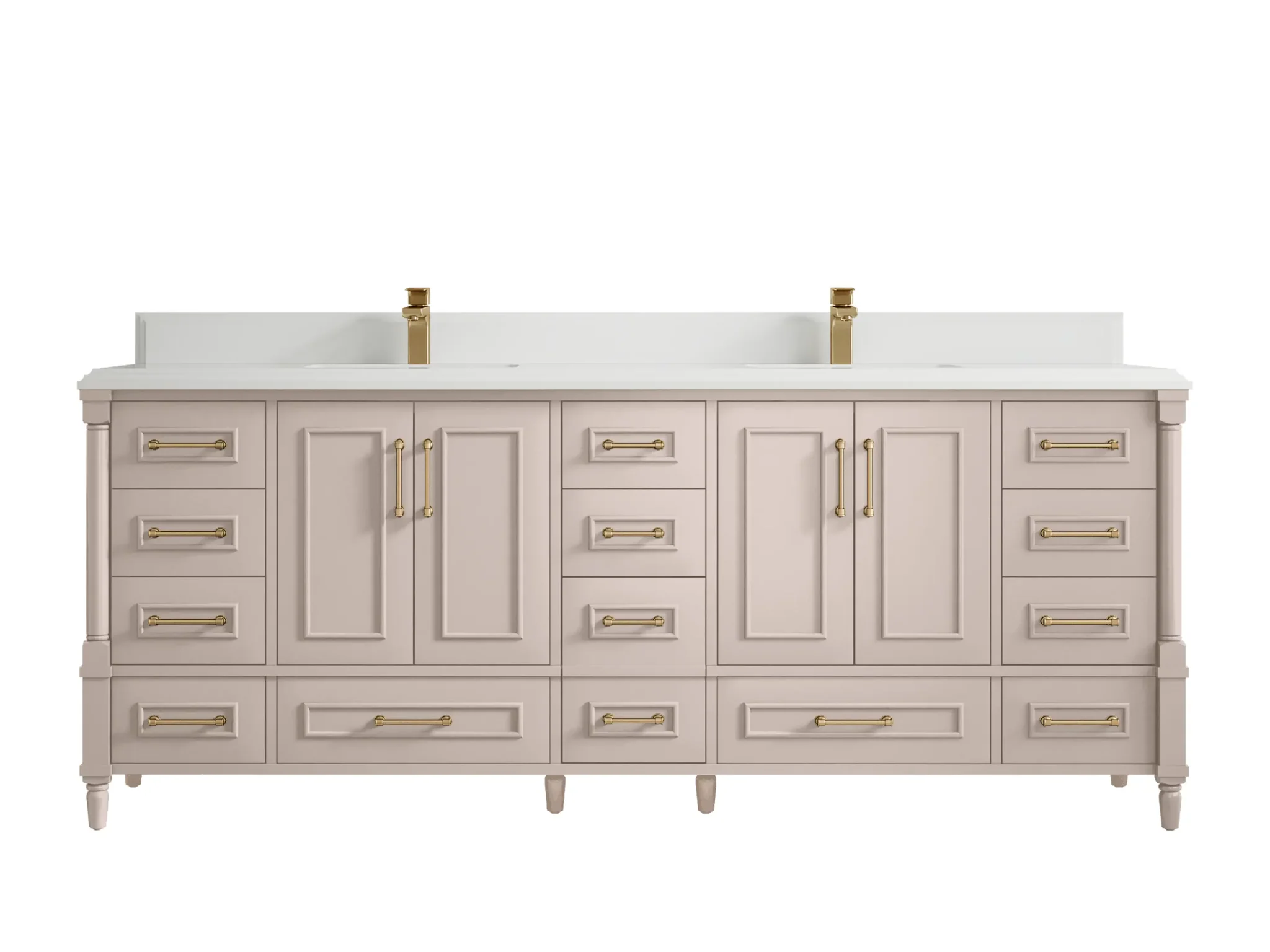 Aberdeen 84 in. W x 22 in. D Double Sink Bathroom Vanity - Image 30