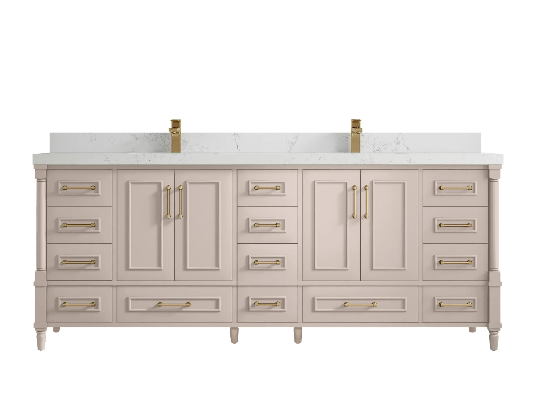 Aberdeen 84 in. W x 22 in. D Double Sink Bathroom Vanity - Image 32