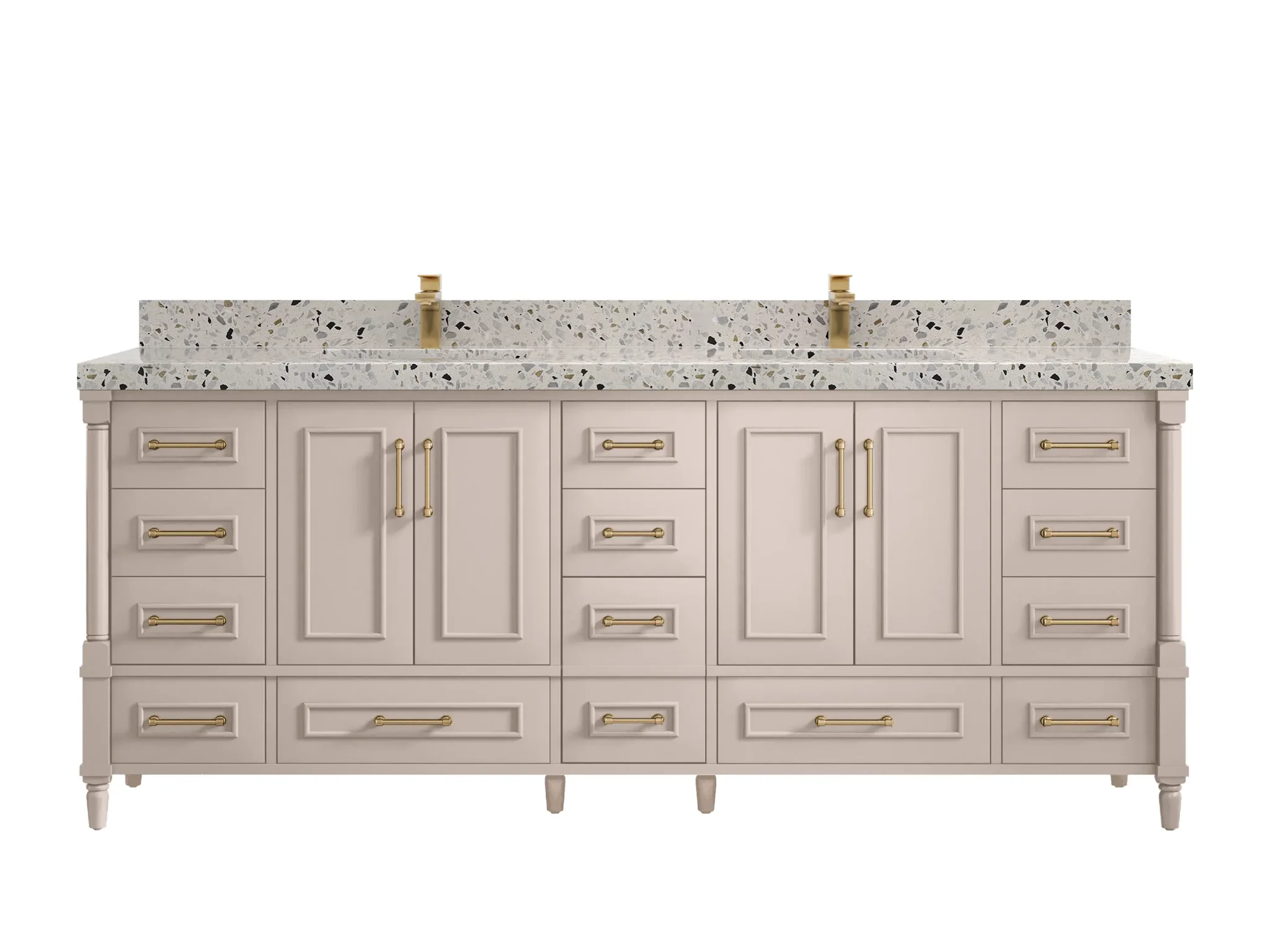 Aberdeen 84 in. W x 22 in. D Double Sink Bathroom Vanity - Image 40