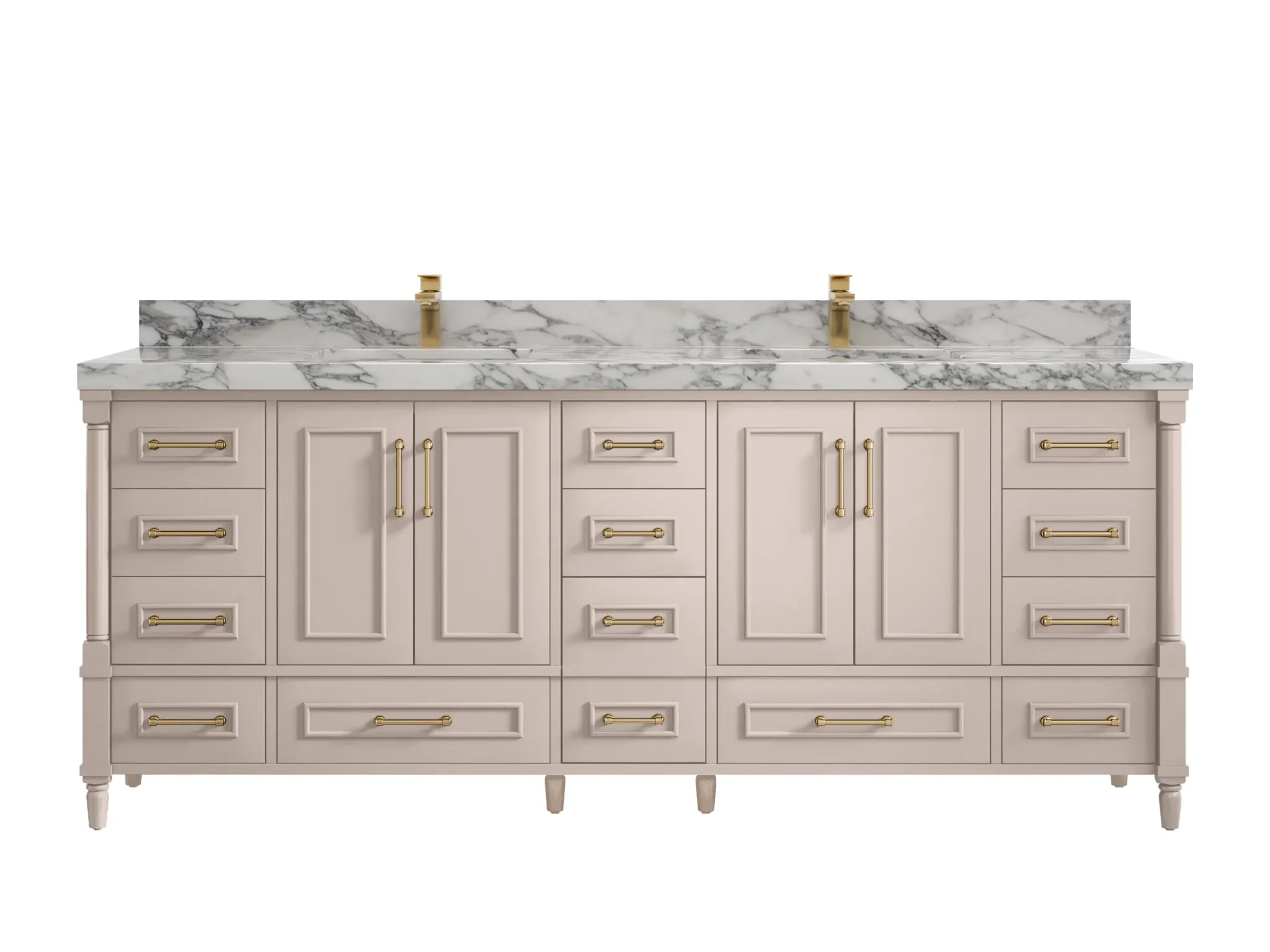 Aberdeen 84 in. W x 22 in. D Double Sink Bathroom Vanity - Image 8