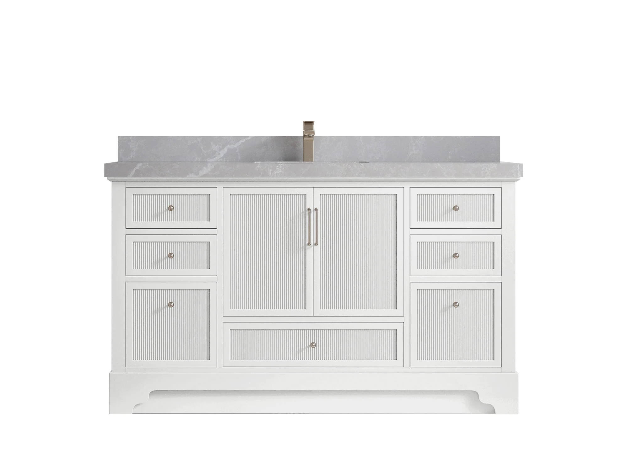 Alys 60 in. W x 22 in. D Single Sink Bathroom Vanity - Image 24