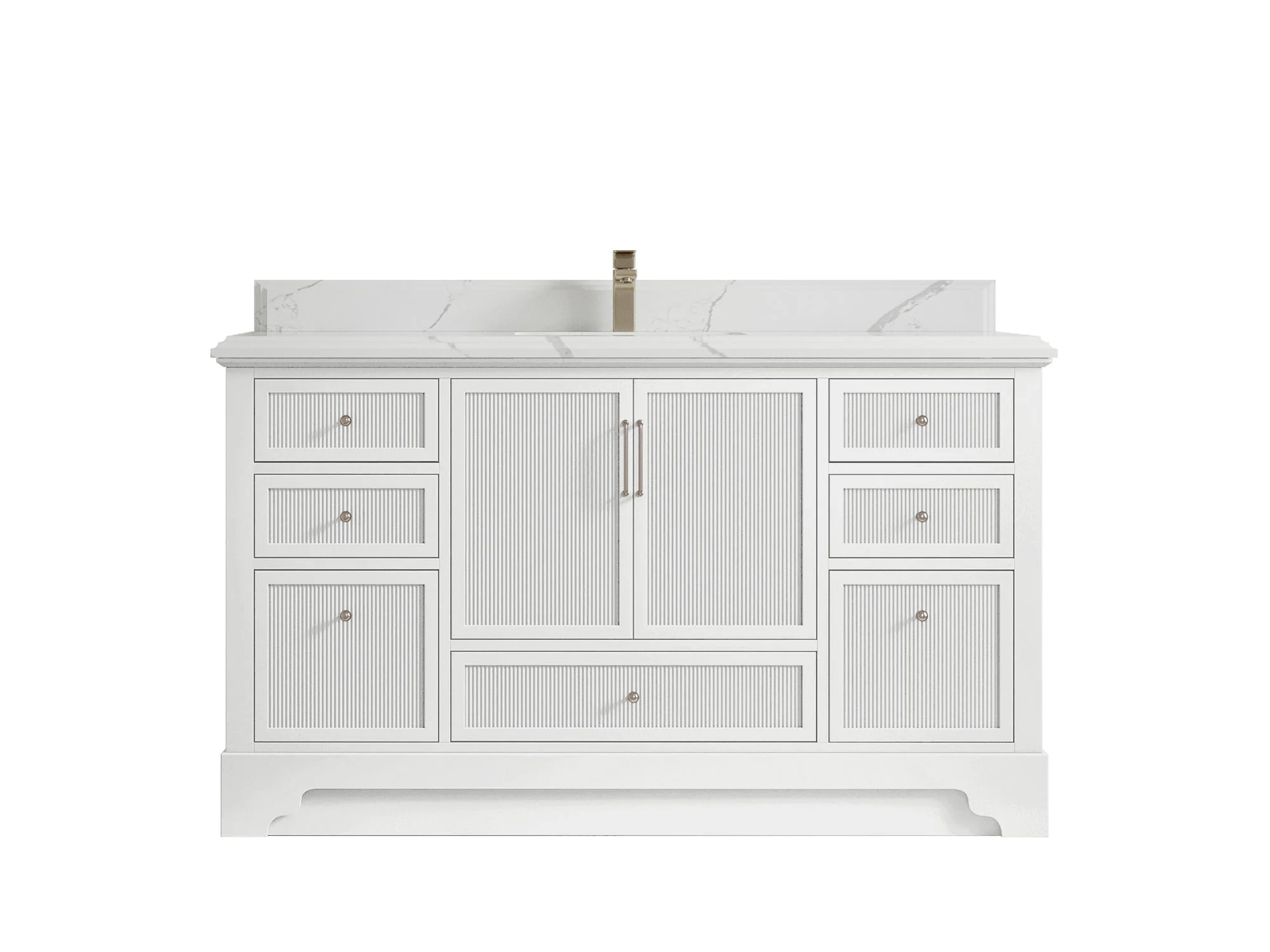 Alys 60 in. W x 22 in. D Single Sink Bathroom Vanity - Image 8