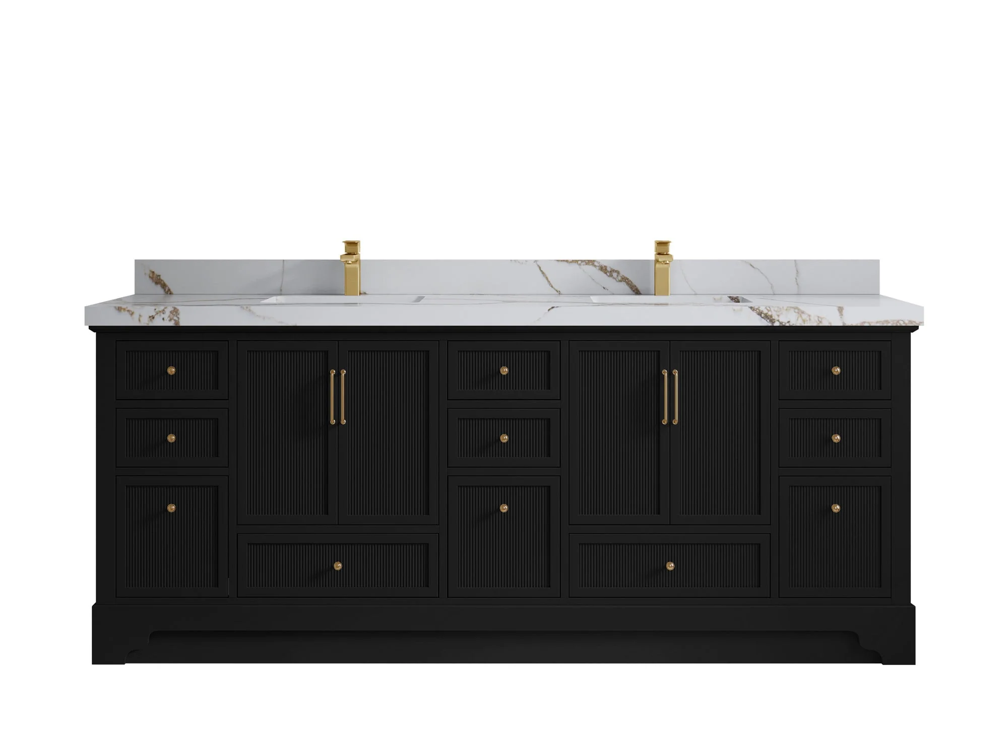 Alys 84 in. W x 22 in. D Double Sink Bathroom Vanity - Image 10
