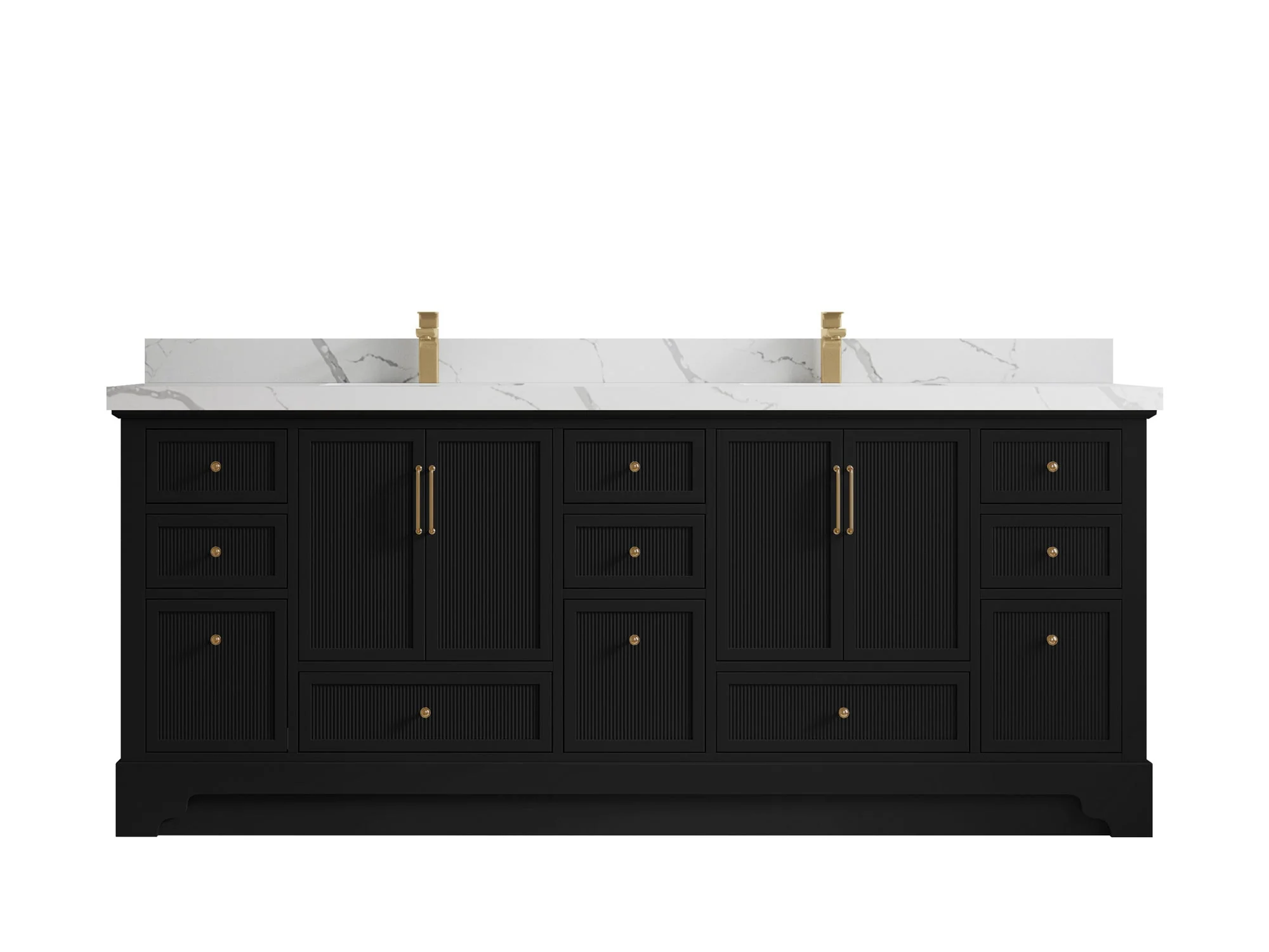 Alys 84 in. W x 22 in. D Double Sink Bathroom Vanity - Image 12