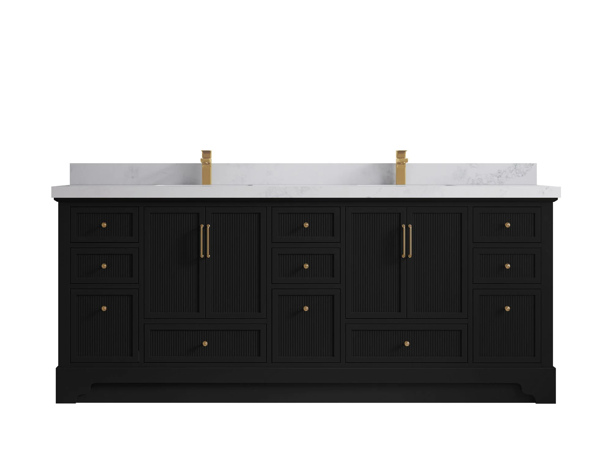 Alys 84 in. W x 22 in. D Double Sink Bathroom Vanity - Image 14