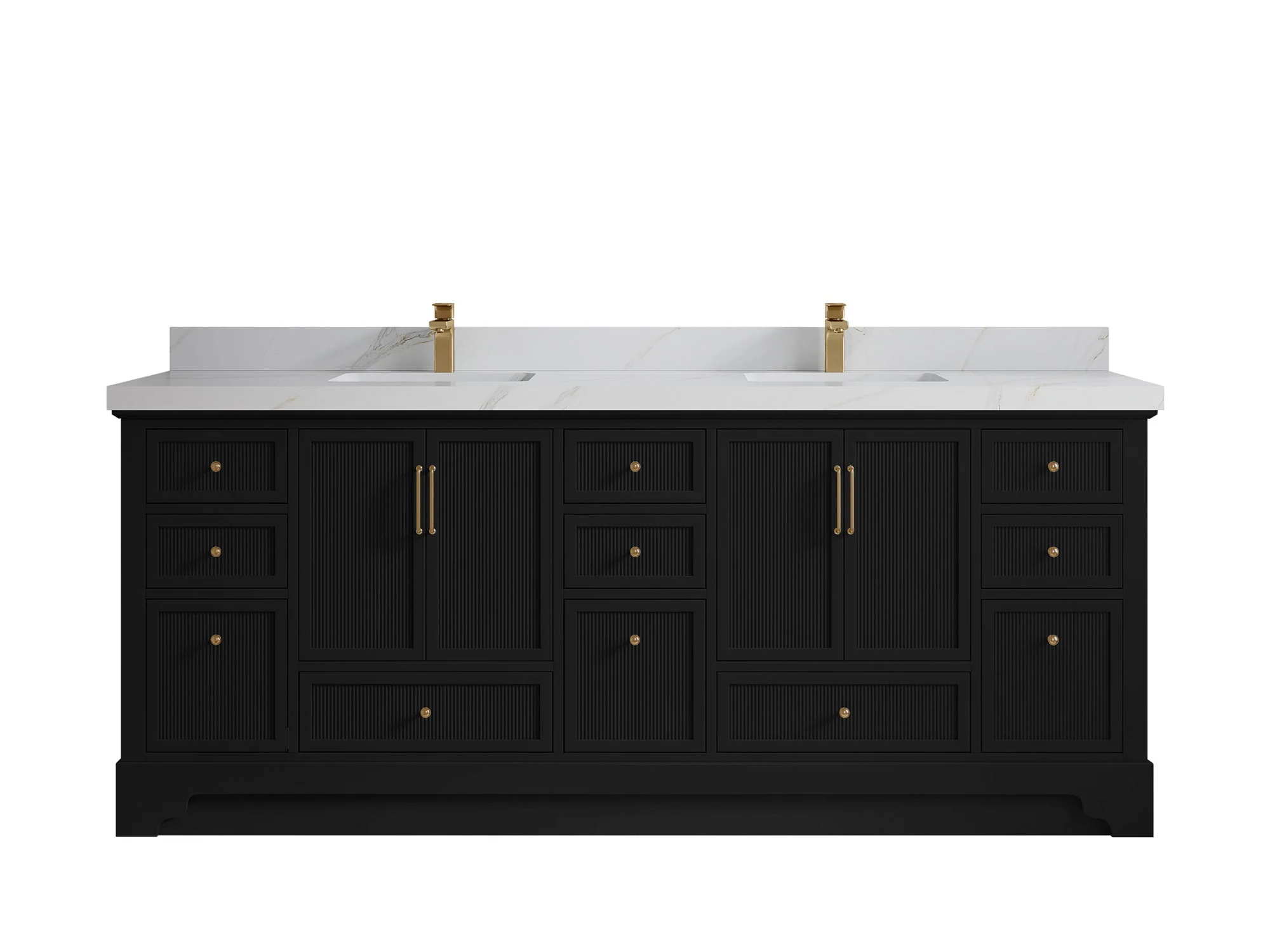 Alys 84 in. W x 22 in. D Double Sink Bathroom Vanity - Image 16