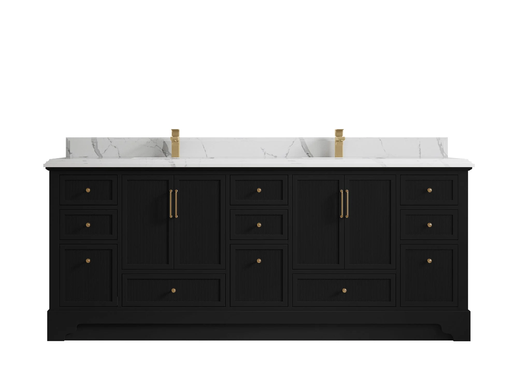 Alys 84 in. W x 22 in. D Double Sink Bathroom Vanity - Image 22