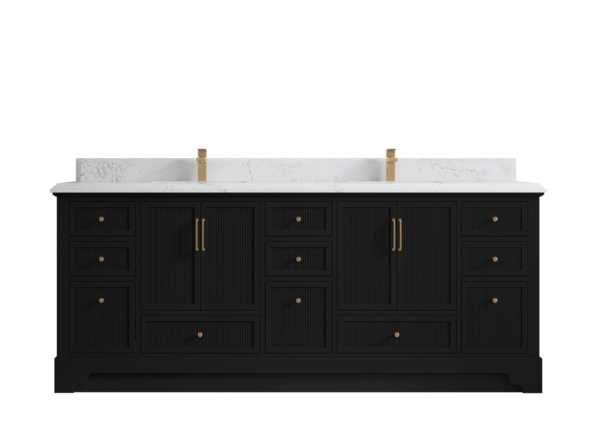 Alys 84 in. W x 22 in. D Double Sink Bathroom Vanity - Image 24