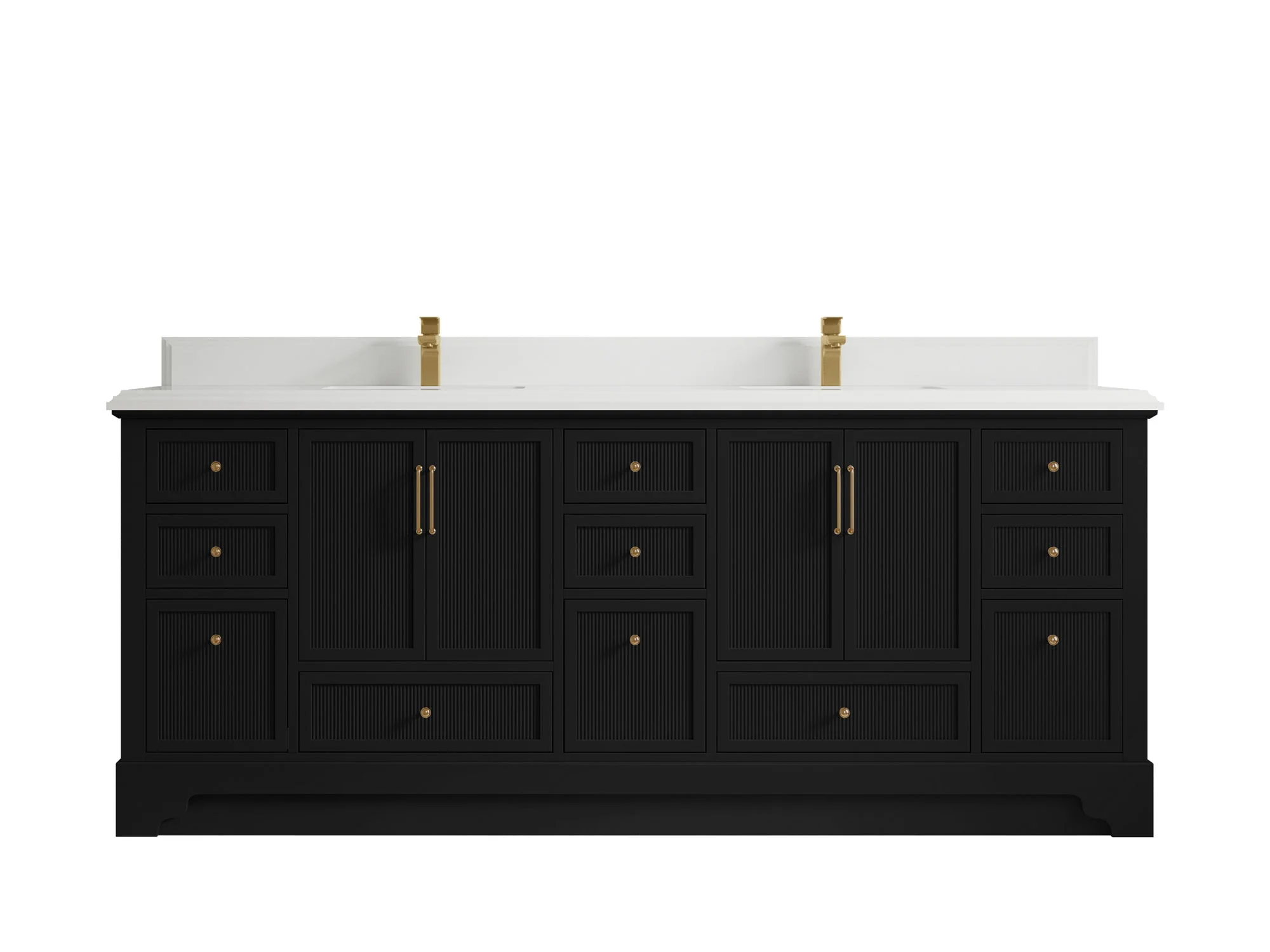 Alys 84 in. W x 22 in. D Double Sink Bathroom Vanity - Image 26