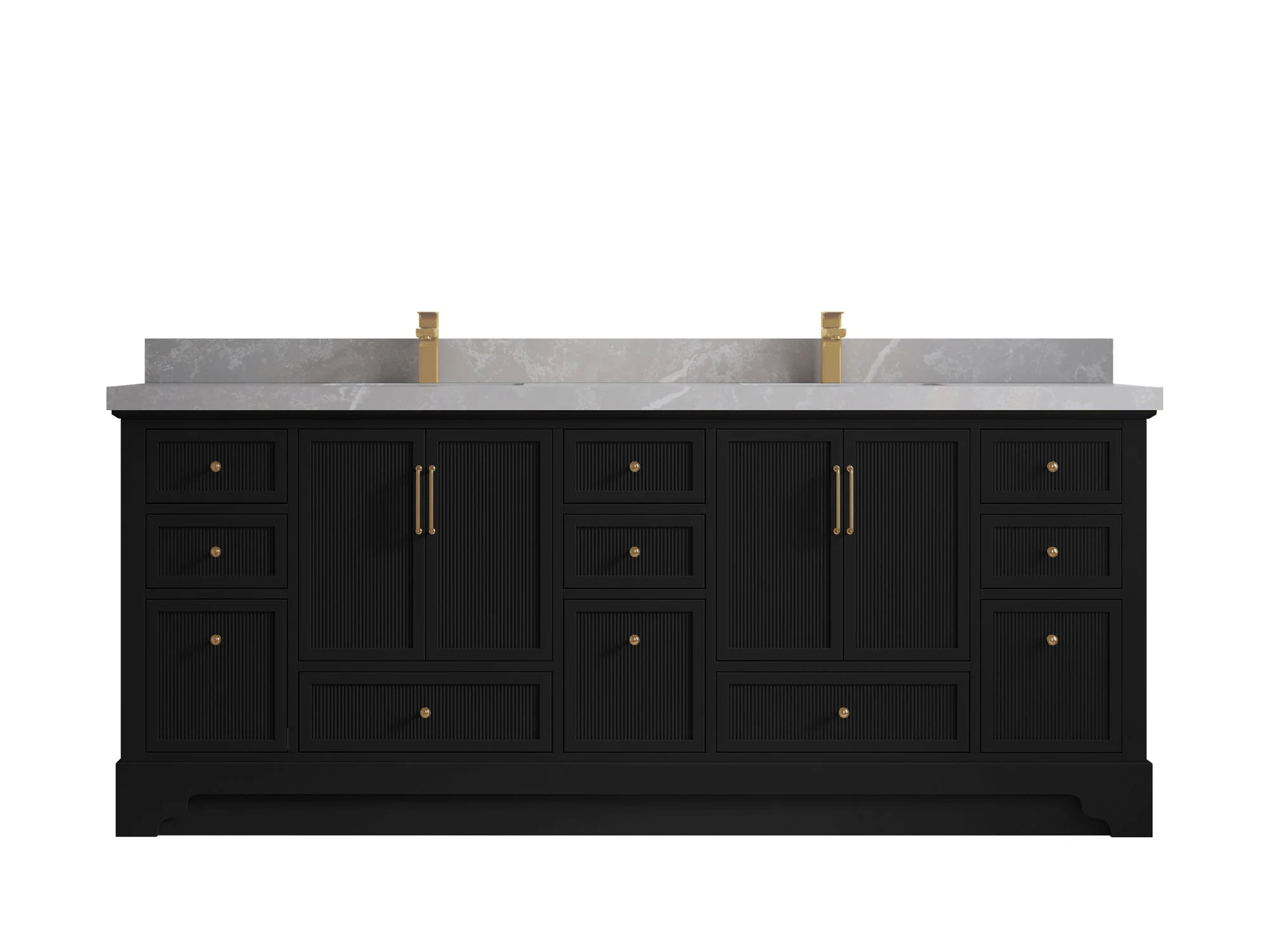 Alys 84 in. W x 22 in. D Double Sink Bathroom Vanity - Image 30