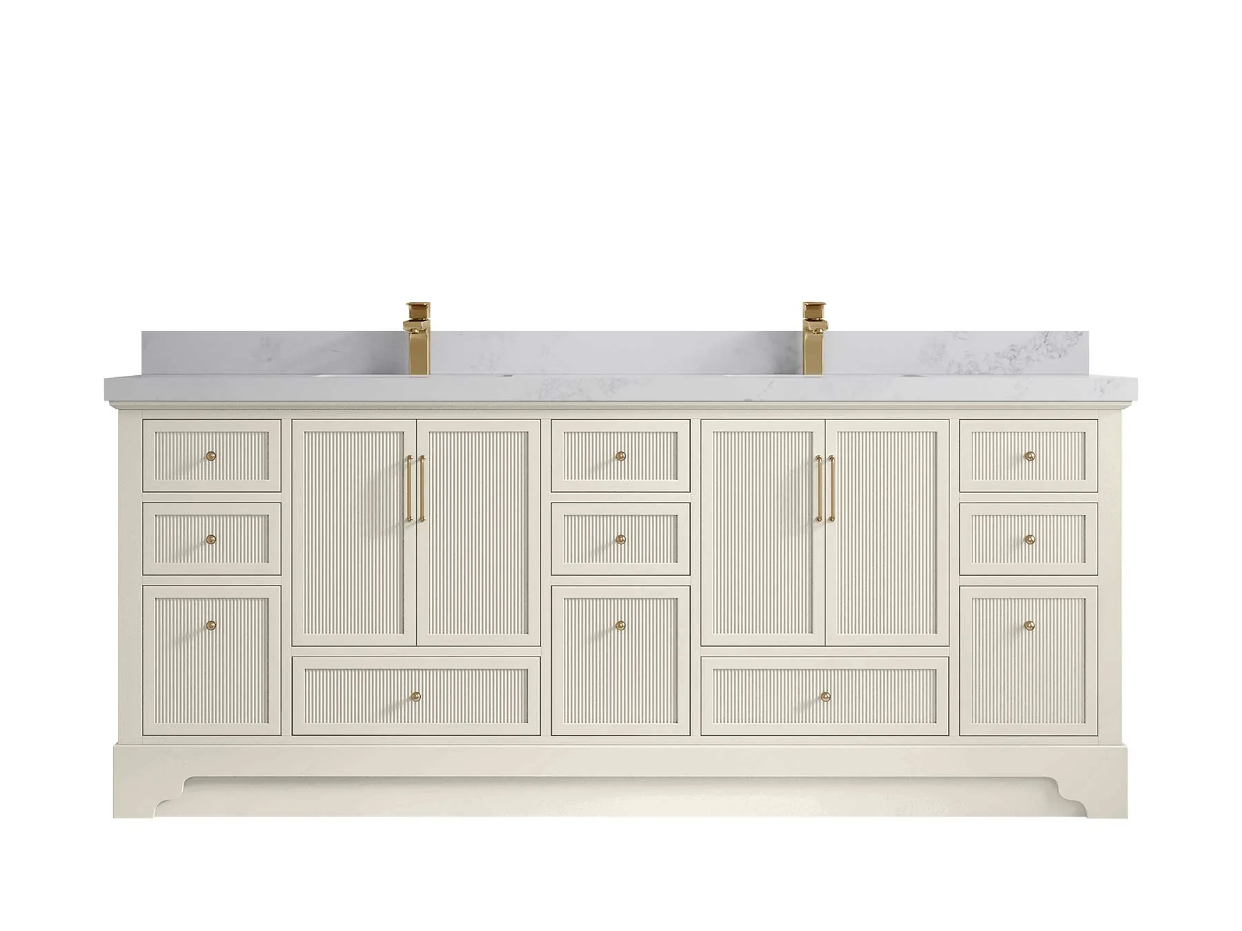 Alys 84 in. W x 22 in. D Double Sink Bathroom Vanity - Image 10