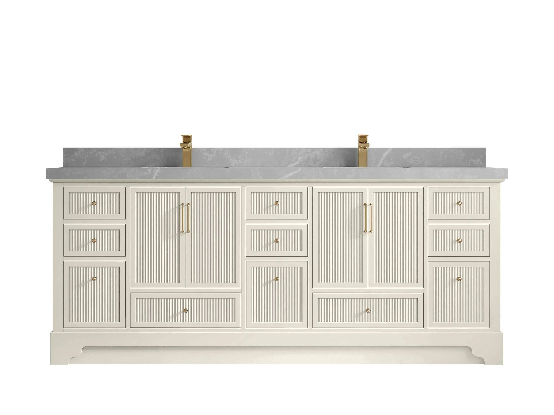 Alys 84 in. W x 22 in. D Double Sink Bathroom Vanity - Image 14