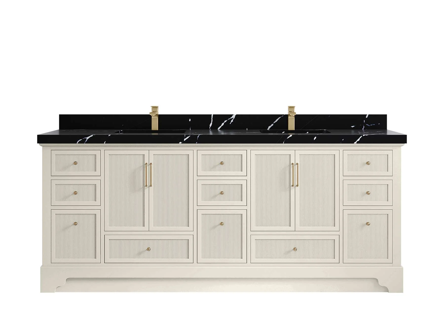 Alys 84 in. W x 22 in. D Double Sink Bathroom Vanity - Image 20