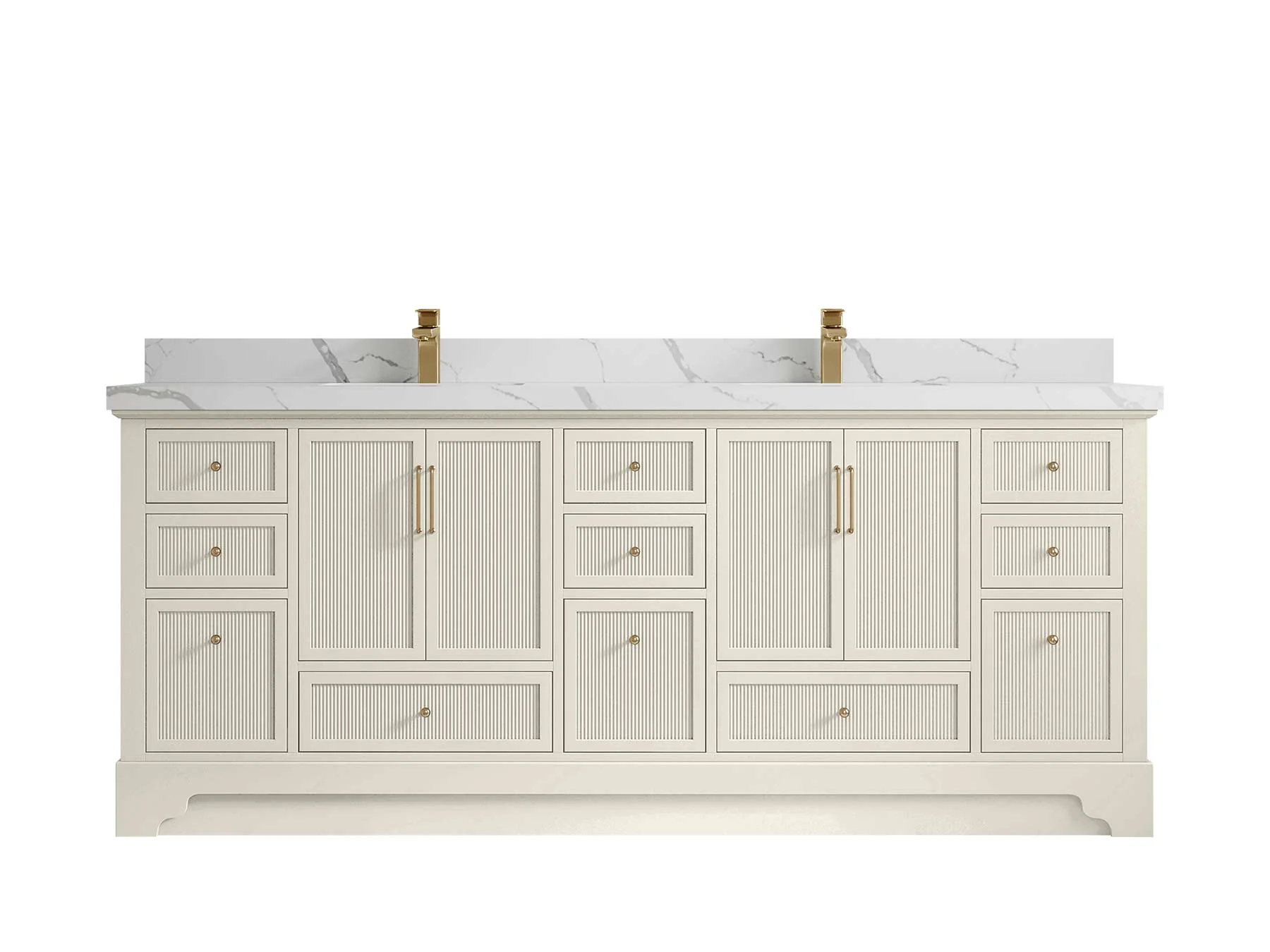 Alys 84 in. W x 22 in. D Double Sink Bathroom Vanity - Image 24