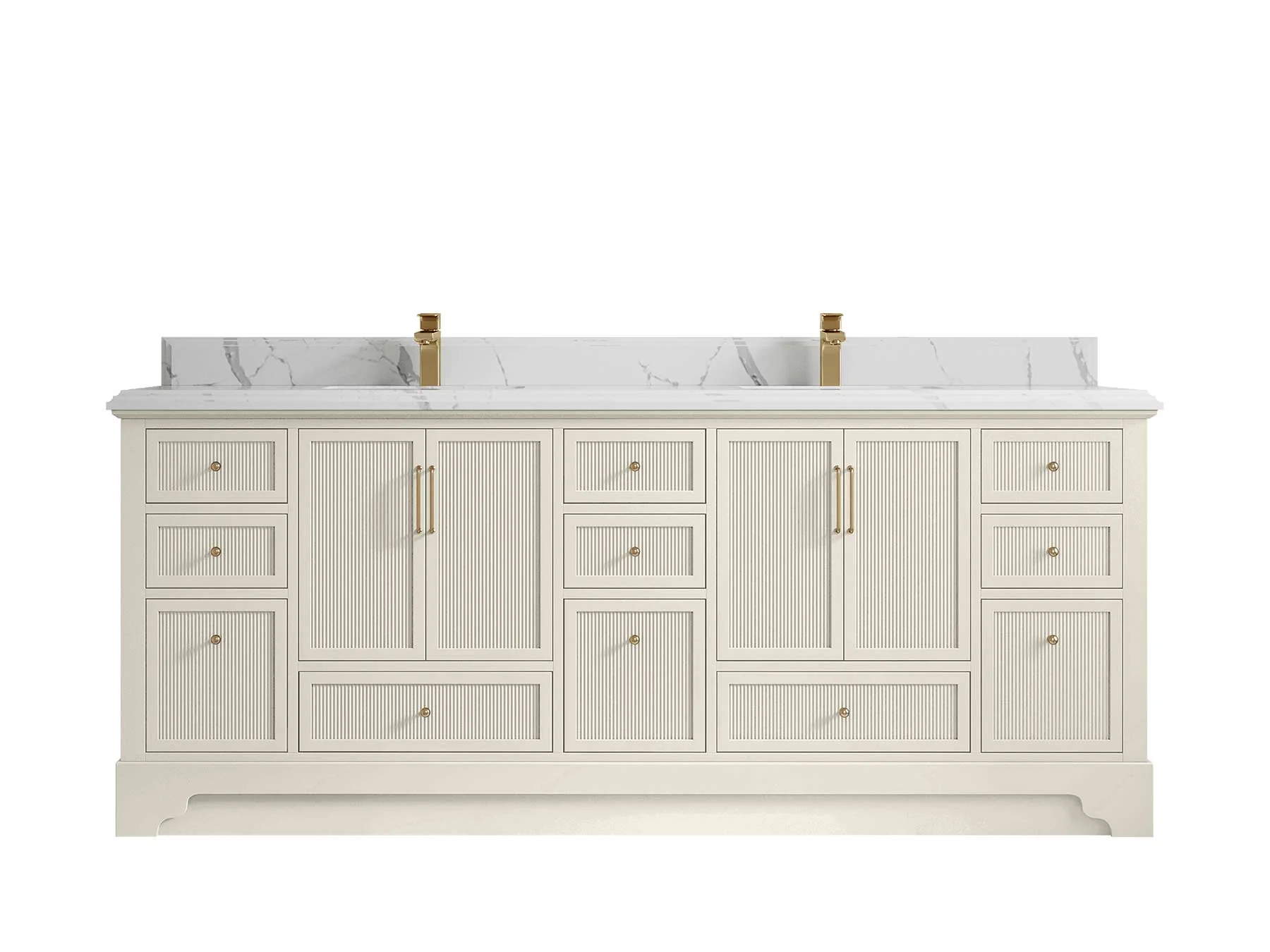 Alys 84 in. W x 22 in. D Double Sink Bathroom Vanity - Image 28