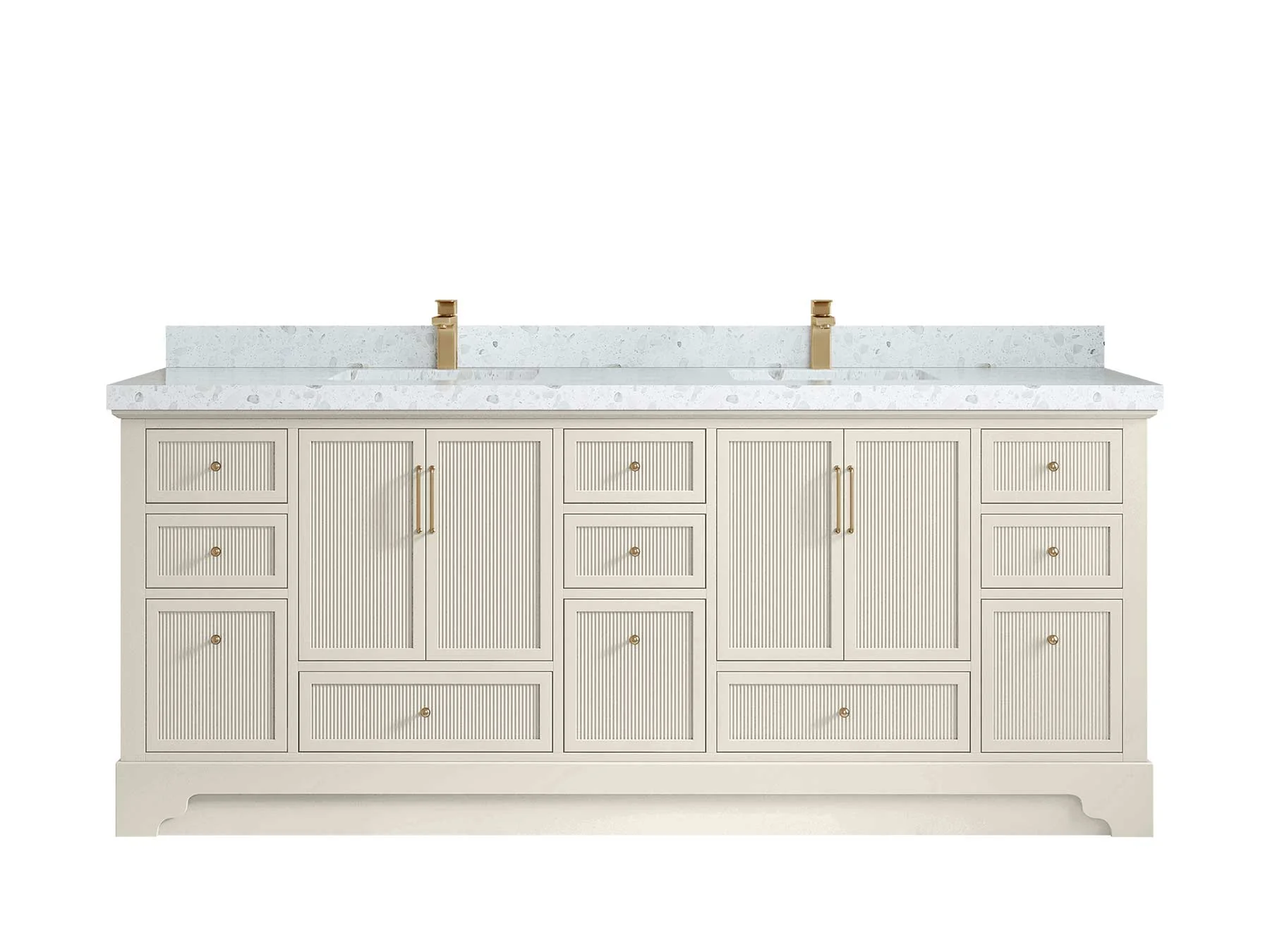 Alys 84 in. W x 22 in. D Double Sink Bathroom Vanity - Image 38