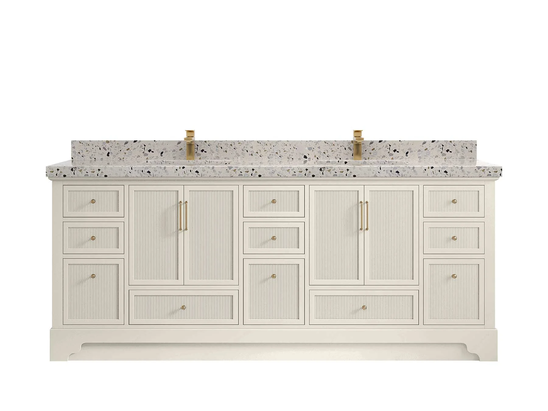 Alys 84 in. W x 22 in. D Double Sink Bathroom Vanity - Image 40