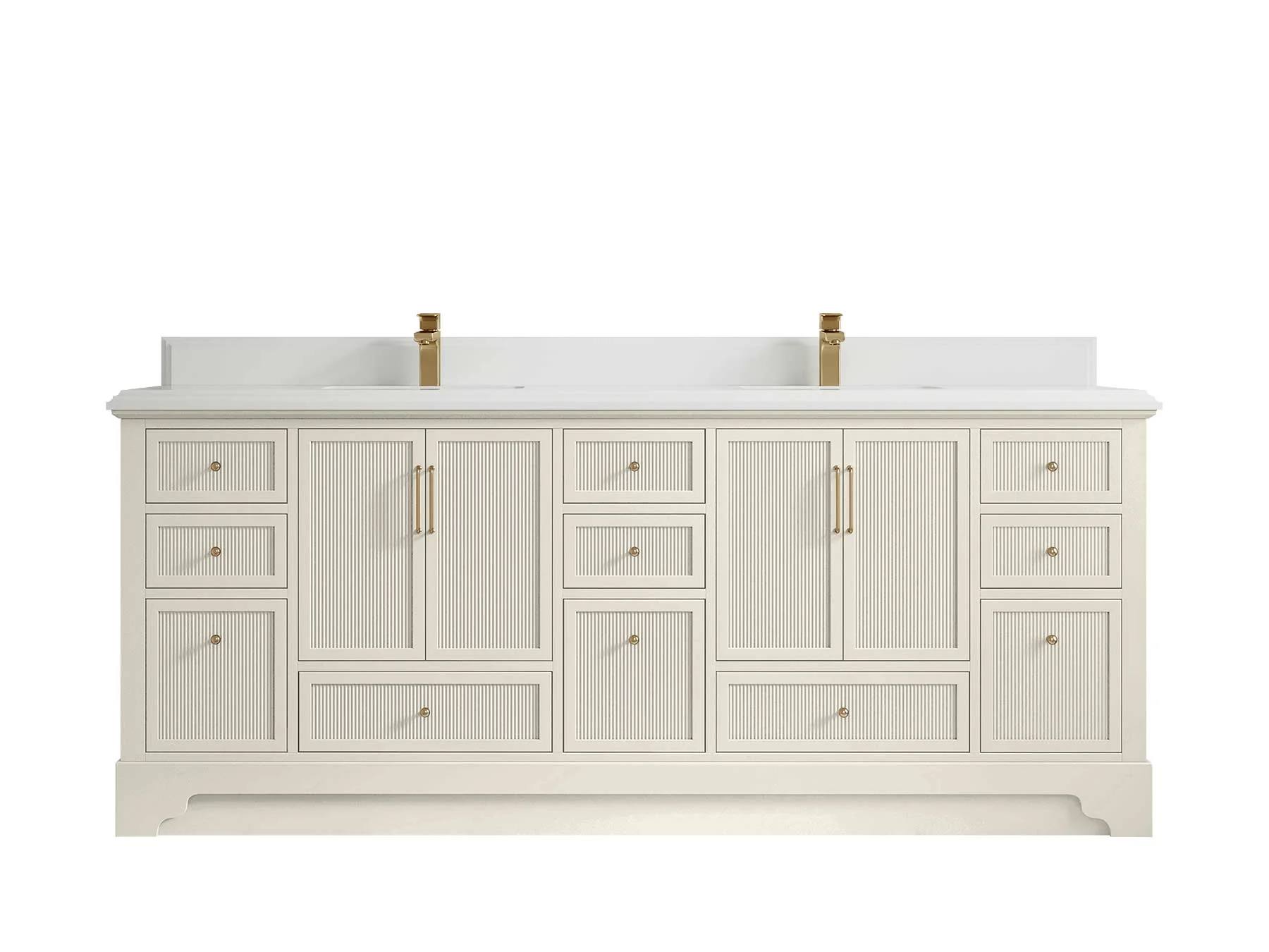 Alys 84 in. W x 22 in. D Double Sink Bathroom Vanity - Image 8