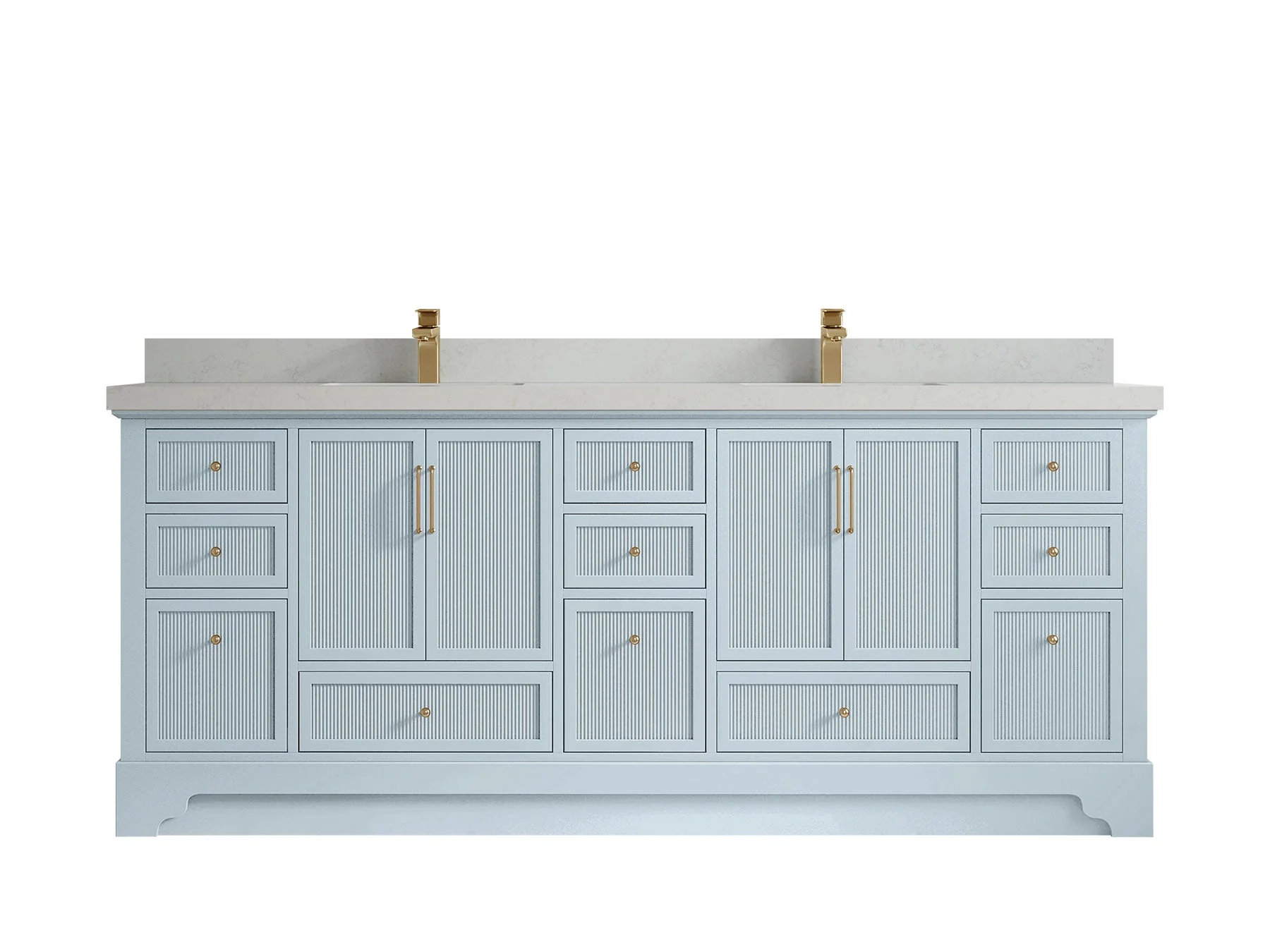 Alys 84 in. W x 22 in. D Double Sink Bathroom Vanity - Image 10