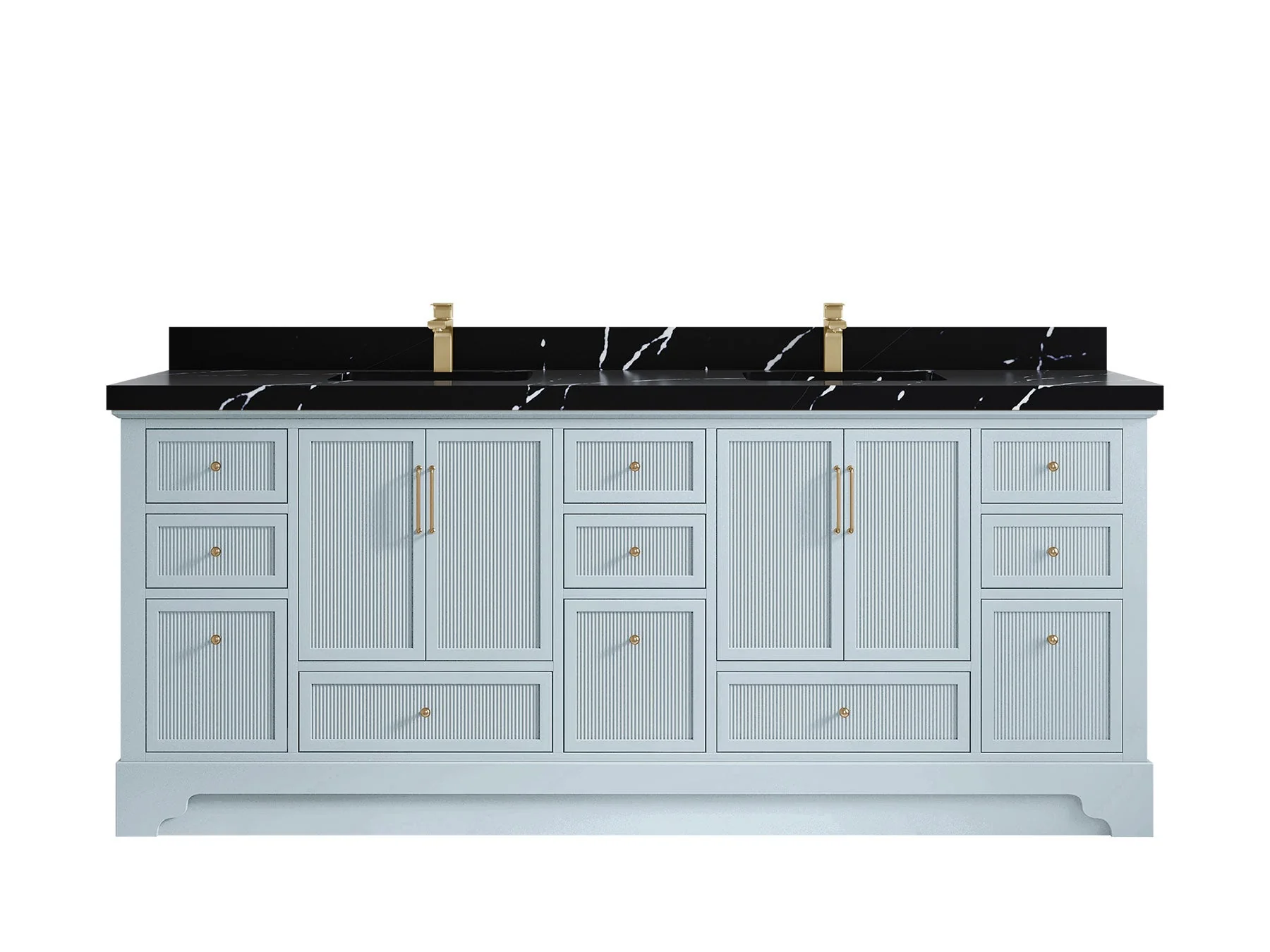Alys 84 in. W x 22 in. D Double Sink Bathroom Vanity - Image 12