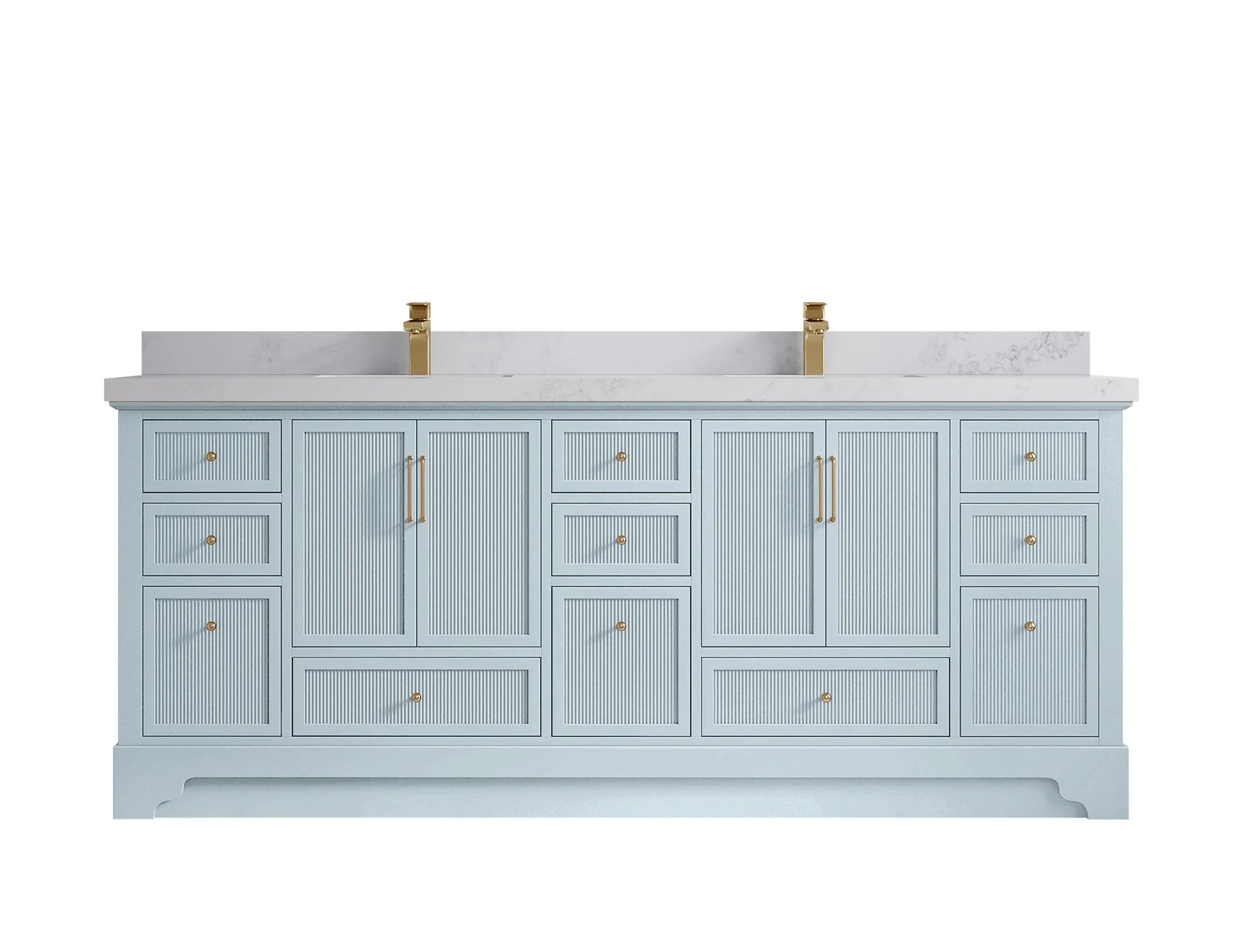 Alys 84 in. W x 22 in. D Double Sink Bathroom Vanity - Image 18