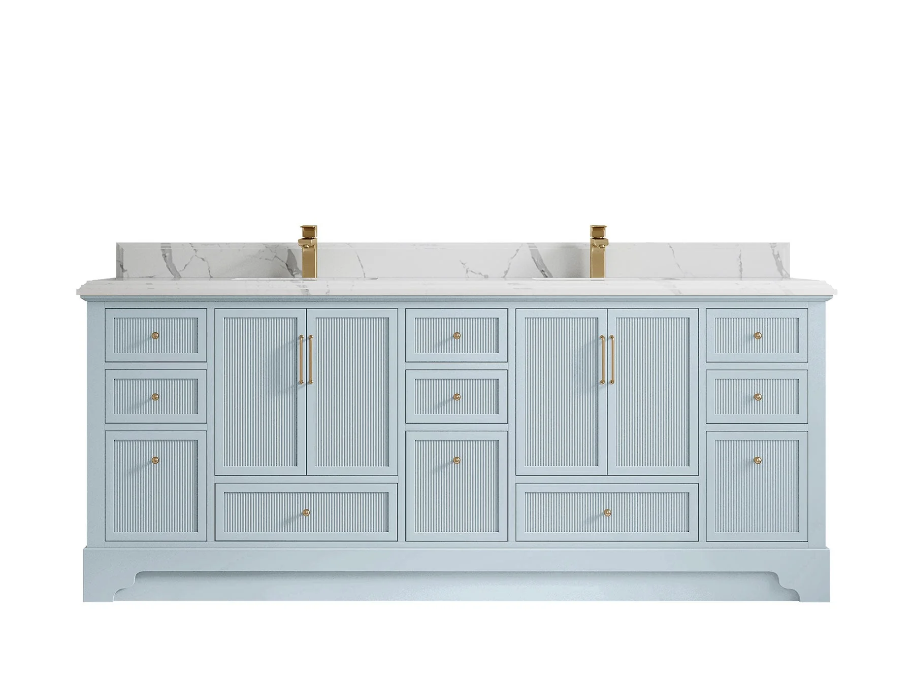 Alys 84 in. W x 22 in. D Double Sink Bathroom Vanity - Image 24