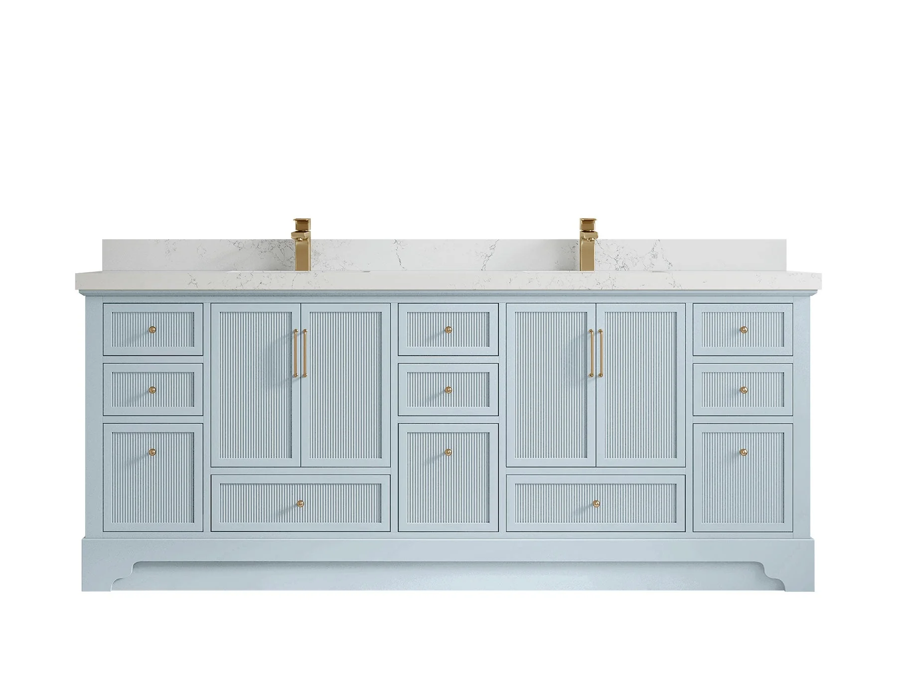 Alys 84 in. W x 22 in. D Double Sink Bathroom Vanity - Image 30