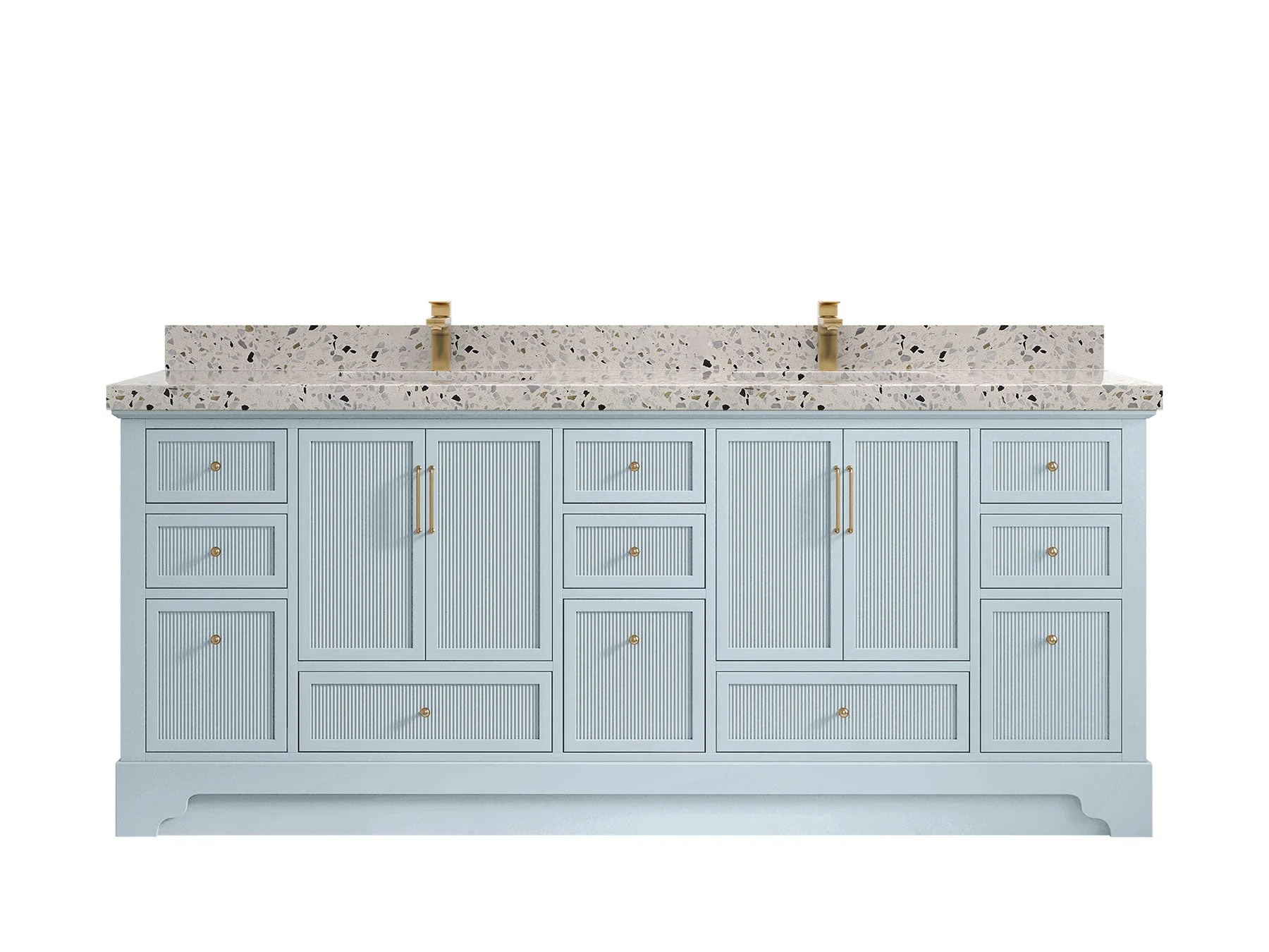Alys 84 in. W x 22 in. D Double Sink Bathroom Vanity - Image 38