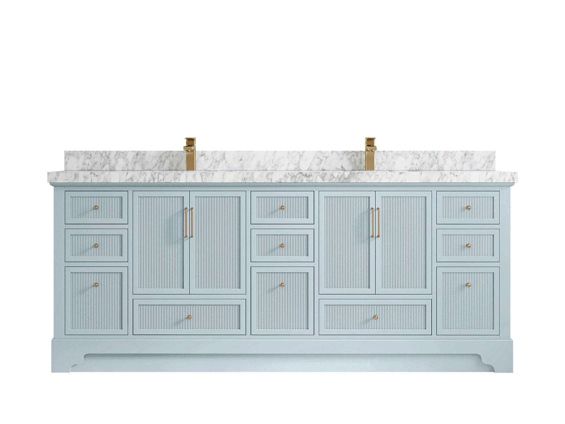 Alys 84 in. W x 22 in. D Double Sink Bathroom Vanity - Image 8