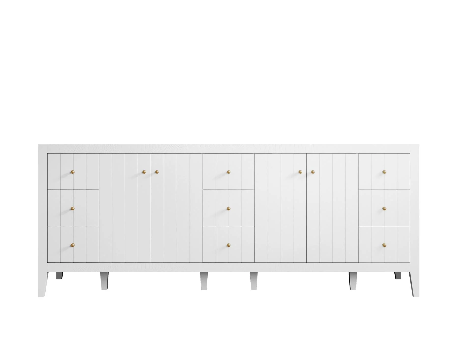 Atlanta 84 in. W x 22 in. D Double Sink Bathroom Vanity - Image 6
