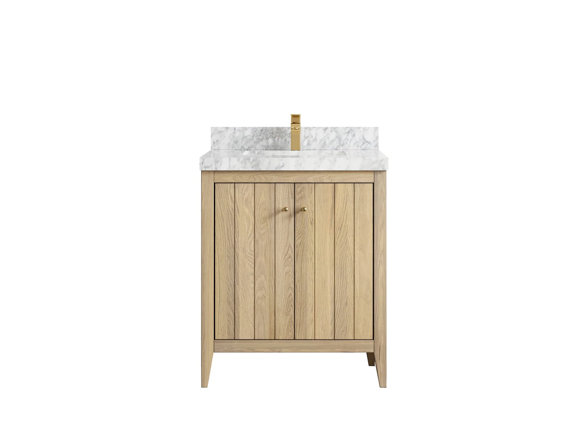 Atlanta White Oak 30 in. W x 22 in. D Single Sink Bathroom Vanity - Image 31