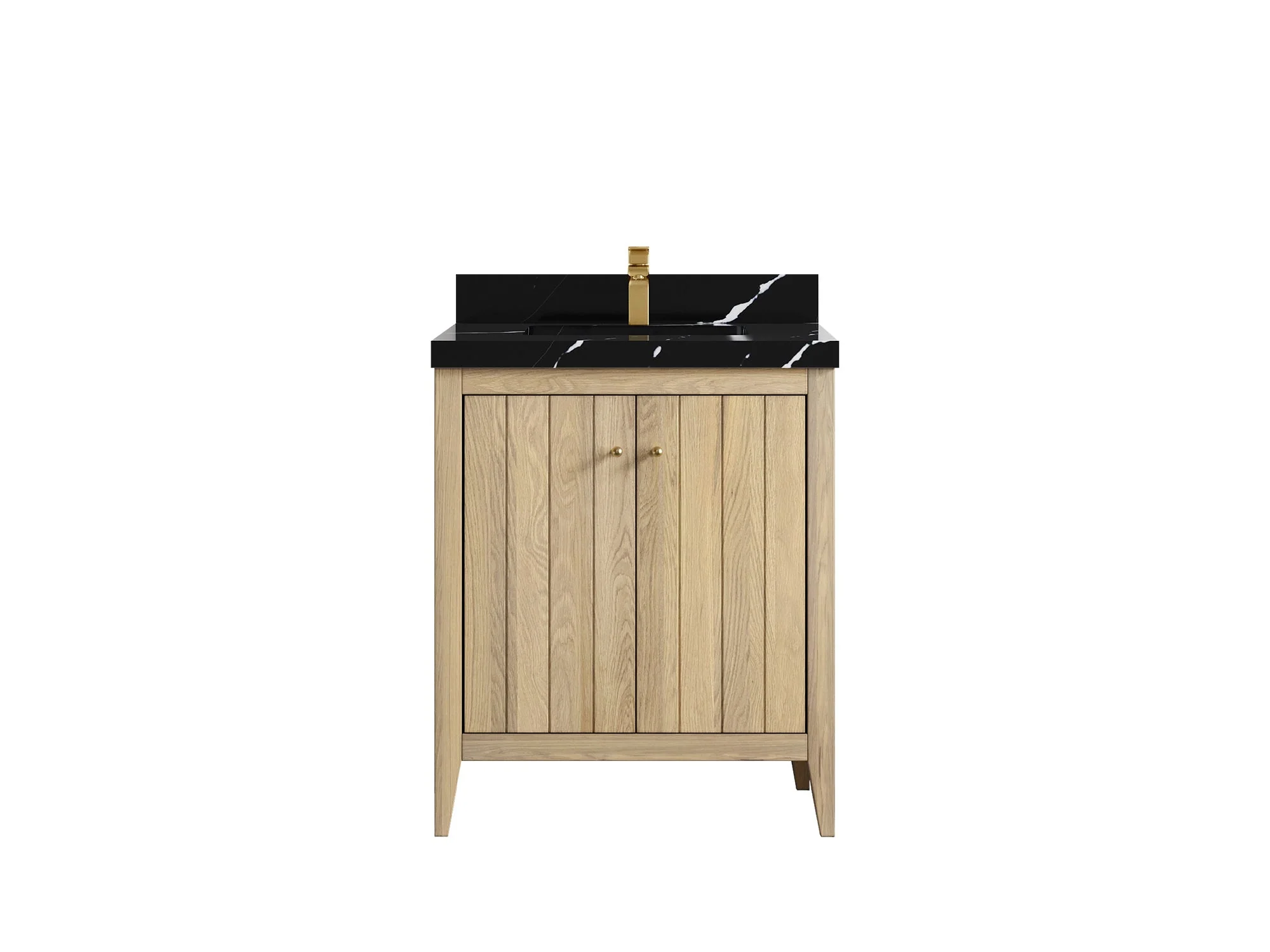 Atlanta White Oak 30 in. W x 22 in. D Single Sink Bathroom Vanity - Image 32