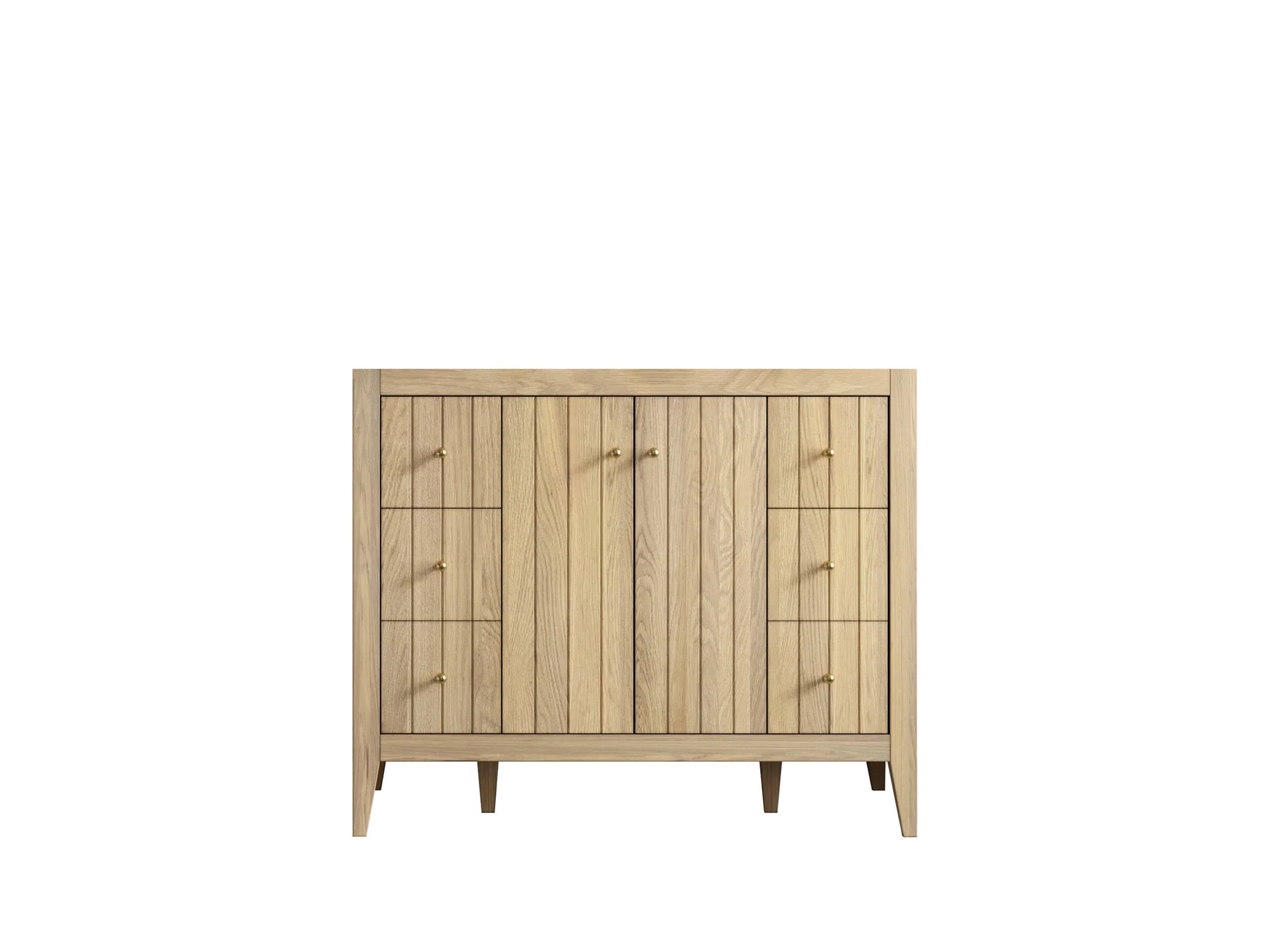 Atlanta White Oak 42 in. W x 22 in. D Single Sink Bathroom Vanity - Image 50