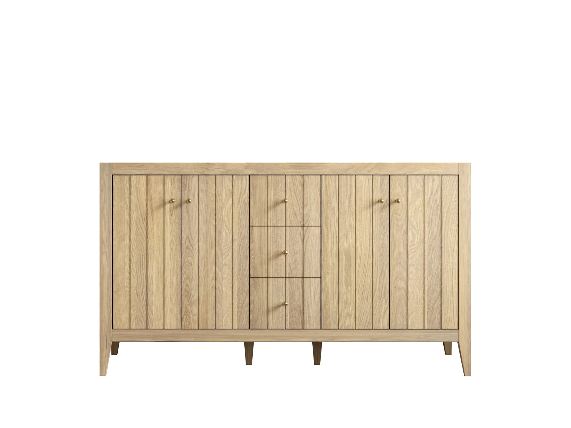 Atlanta White Oak 60 in. W x 22 in. D Double Sink Bathroom Vanity - Image 50