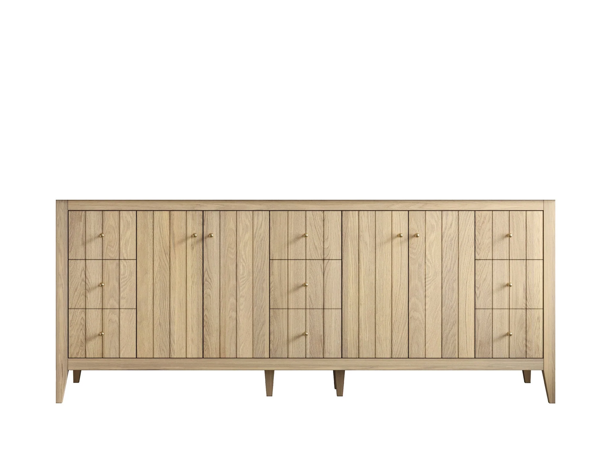 Atlanta White Oak 84 in. W x 22 in. D Double Sink Bathroom Vanity - Image 50
