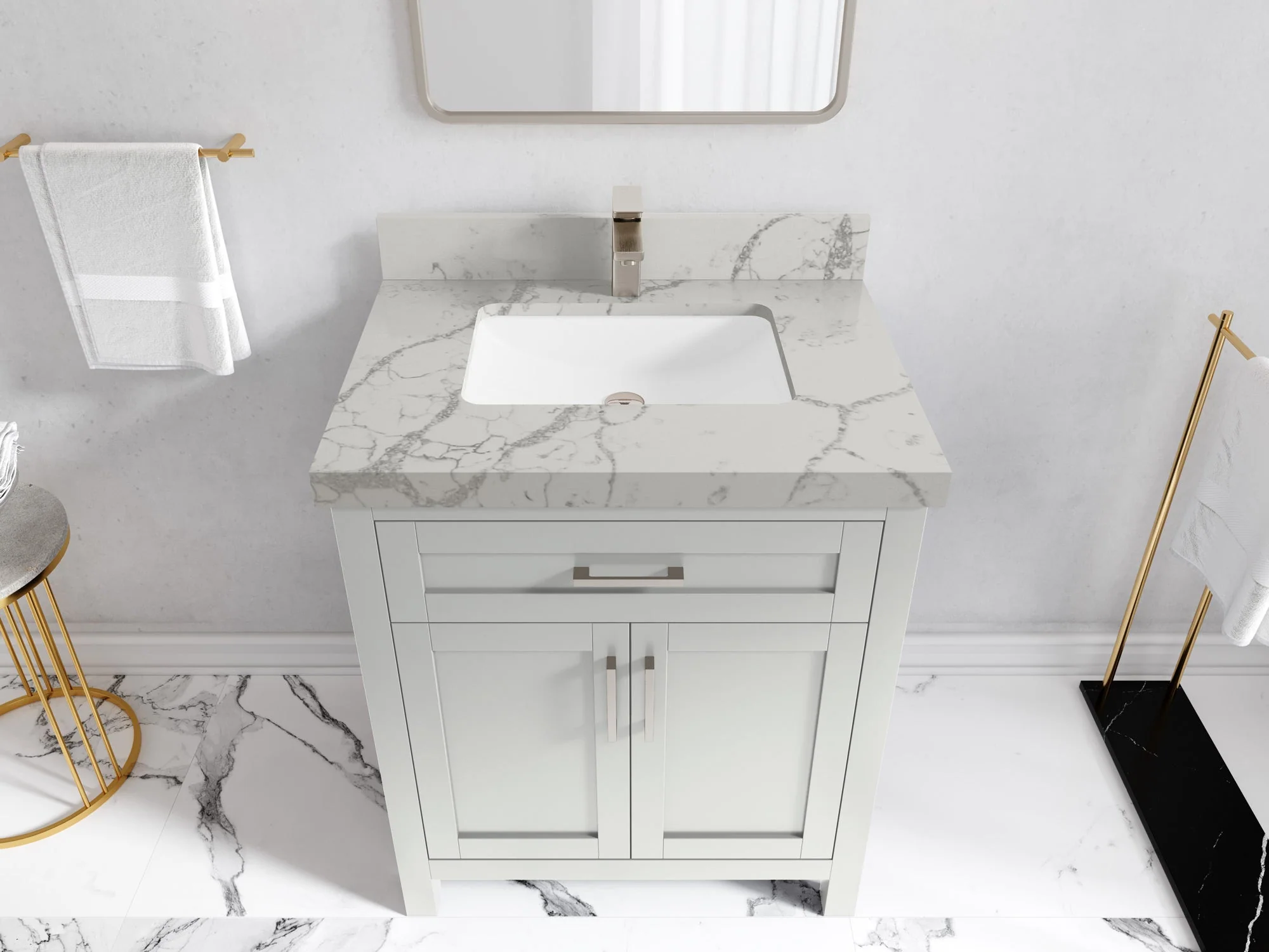 Cambridge 30 in. W x 22 in. D Single Sink Bathroom Vanity - Image 13
