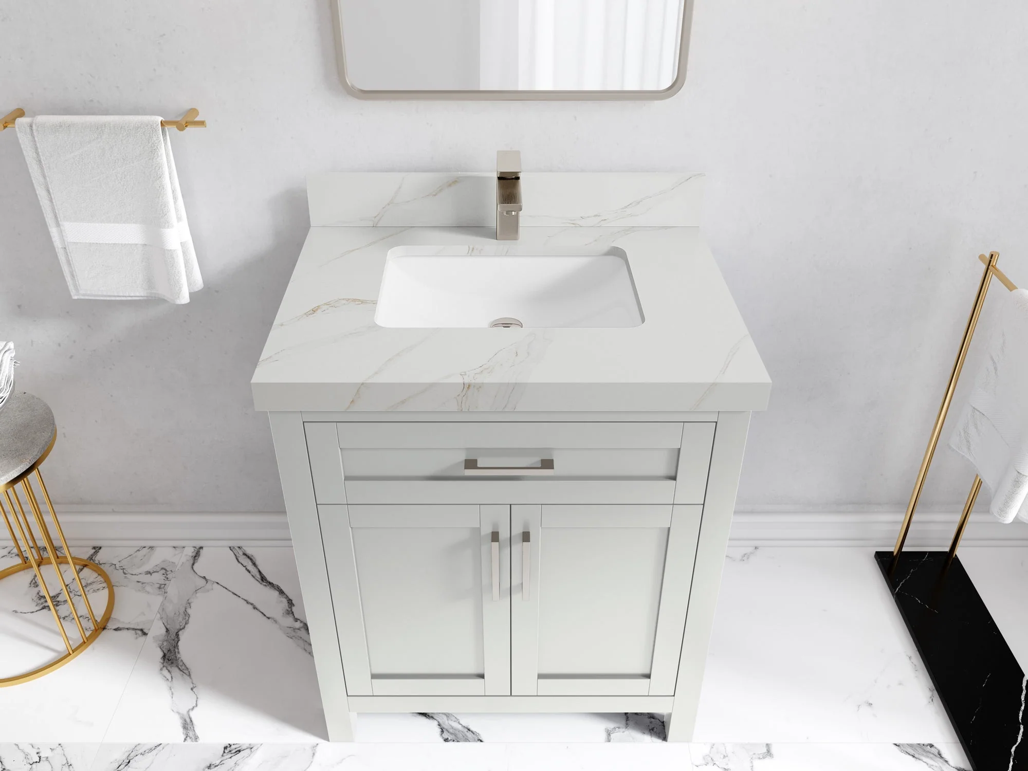Cambridge 30 in. W x 22 in. D Single Sink Bathroom Vanity - Image 27