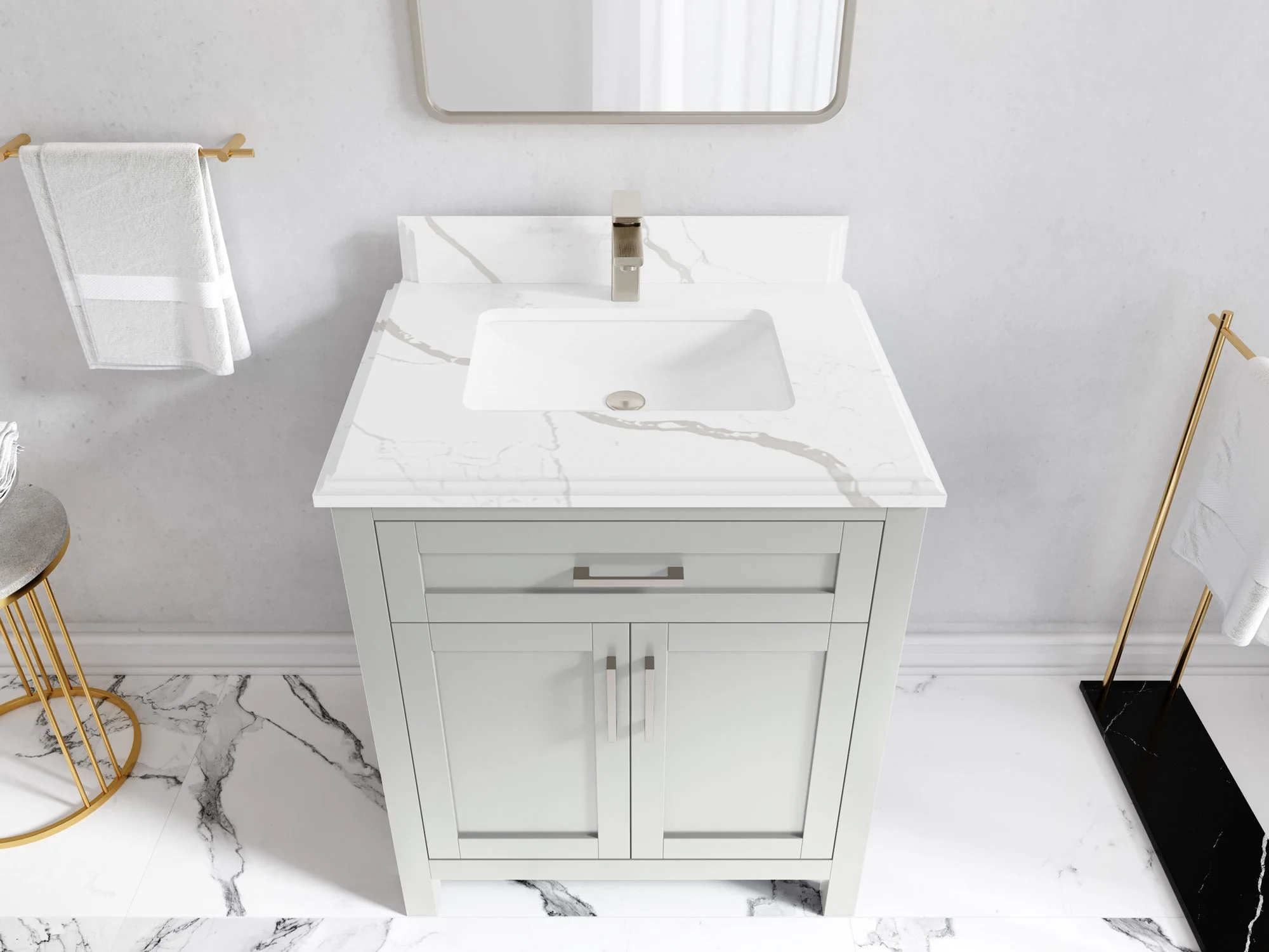 Cambridge 30 in. W x 22 in. D Single Sink Bathroom Vanity - Image 33