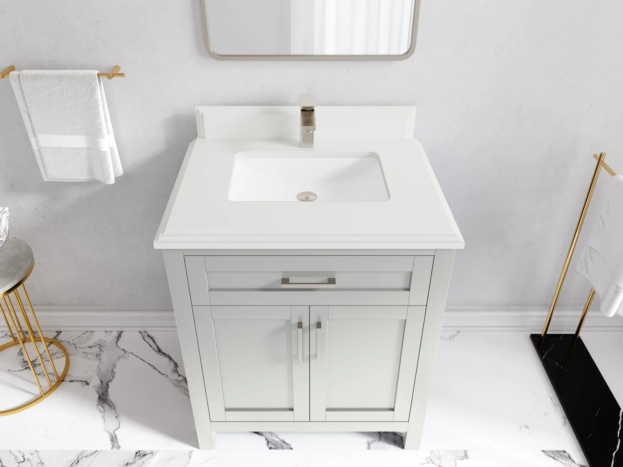 Cambridge 30 in. W x 22 in. D Single Sink Bathroom Vanity - Image 39